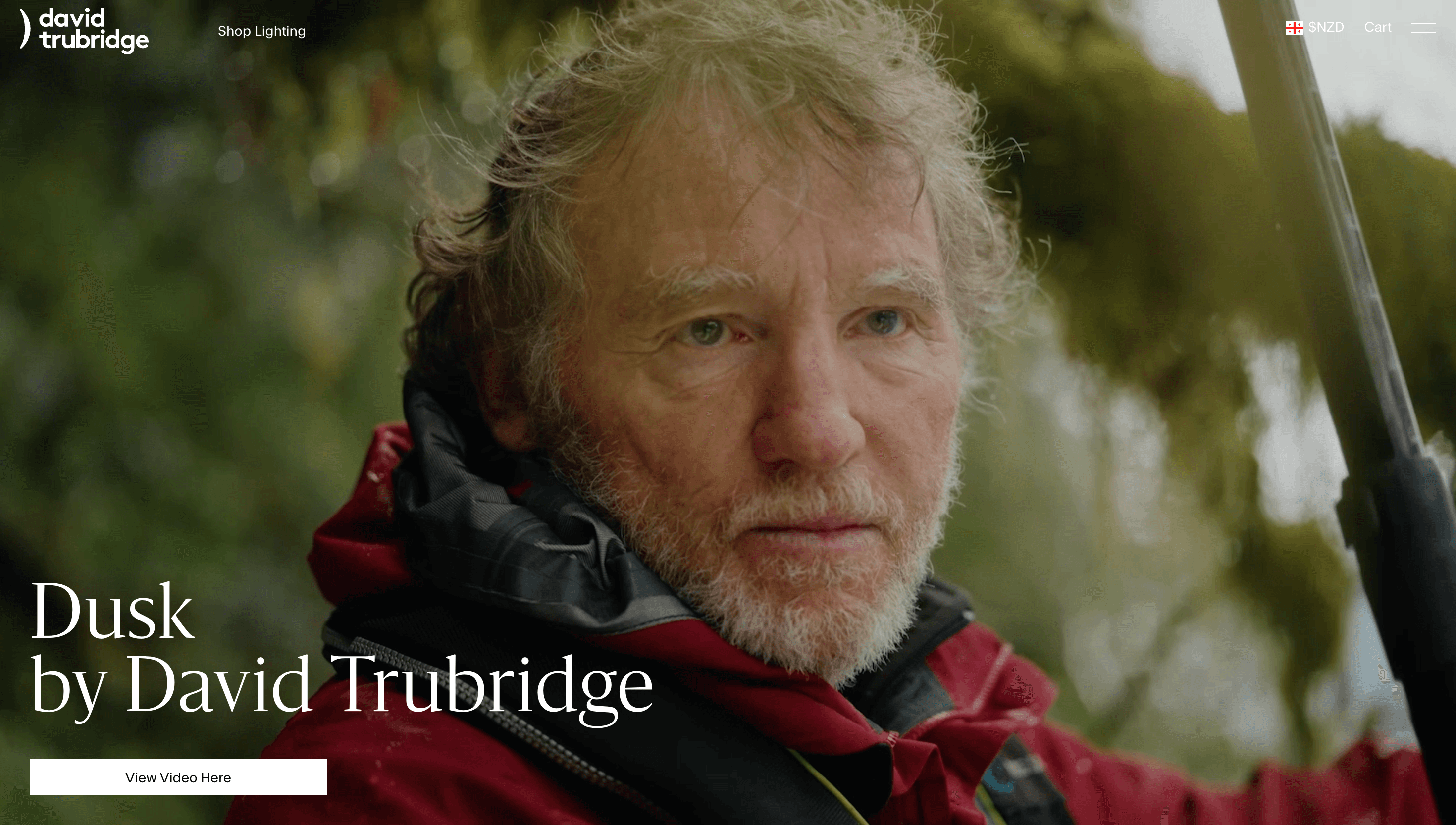 David Trubridge — Designer, Art website design