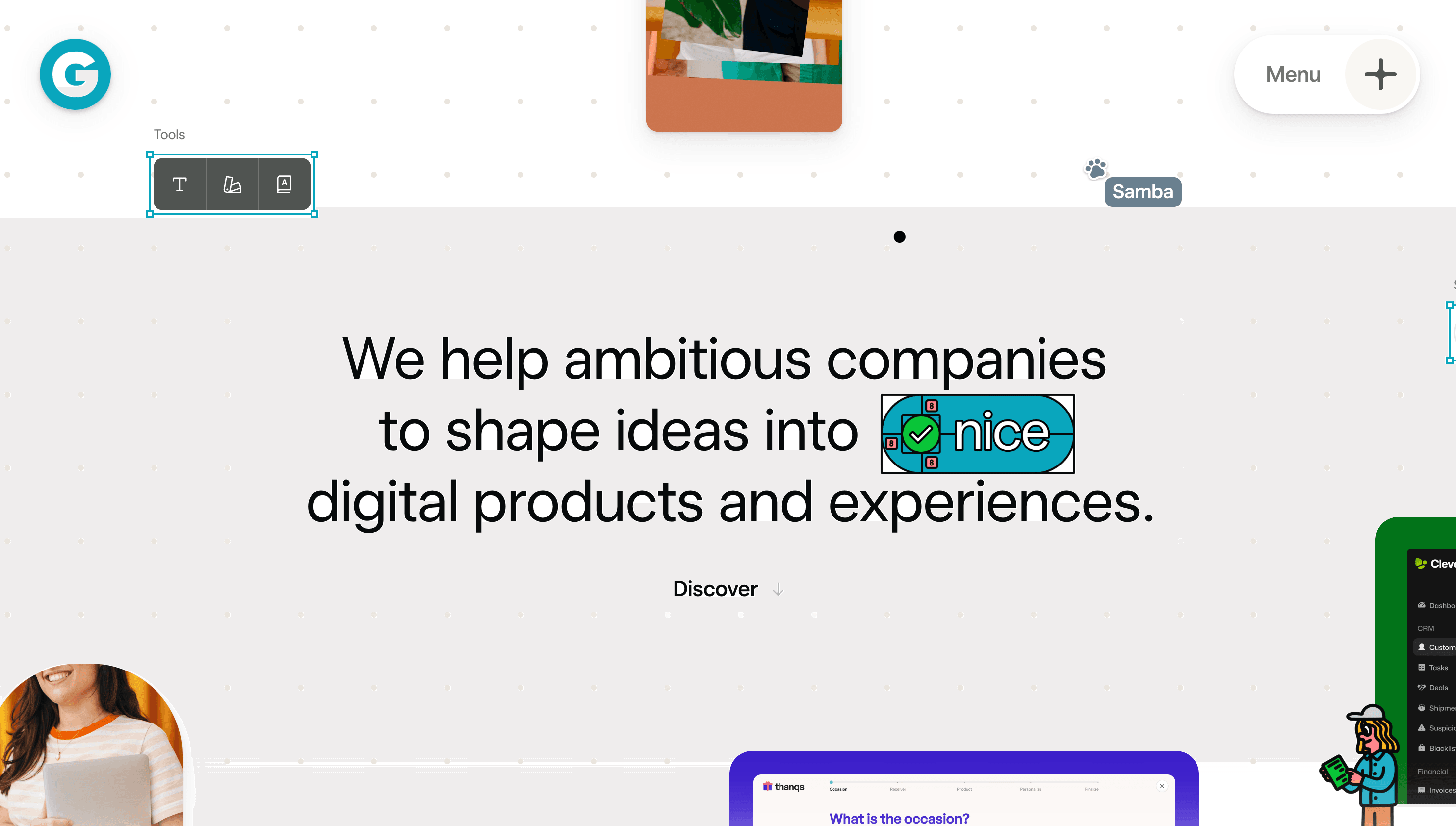 Gusta Studio — Agency, Studio website design