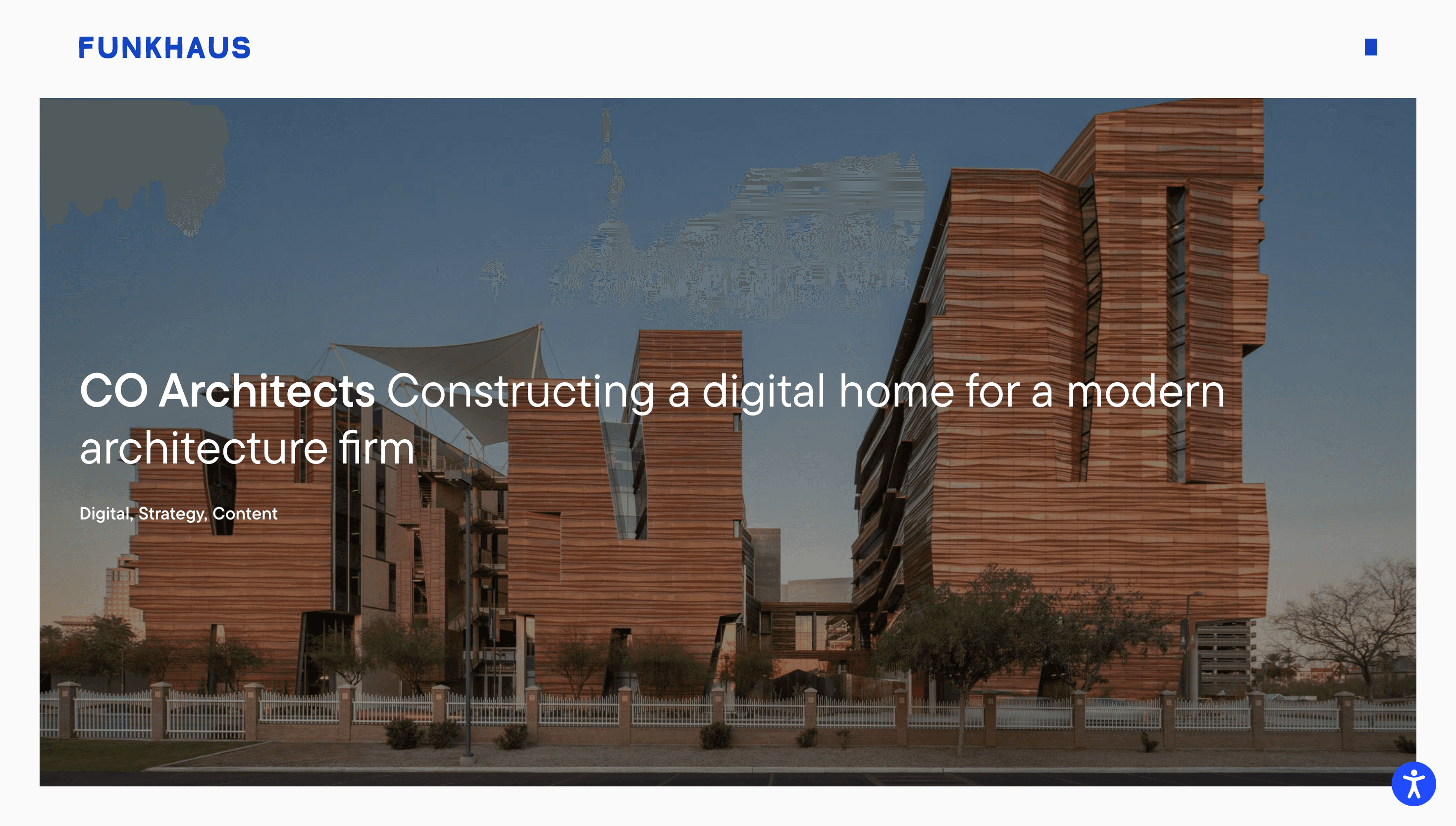 Funkhaus — Agency, Branding website design