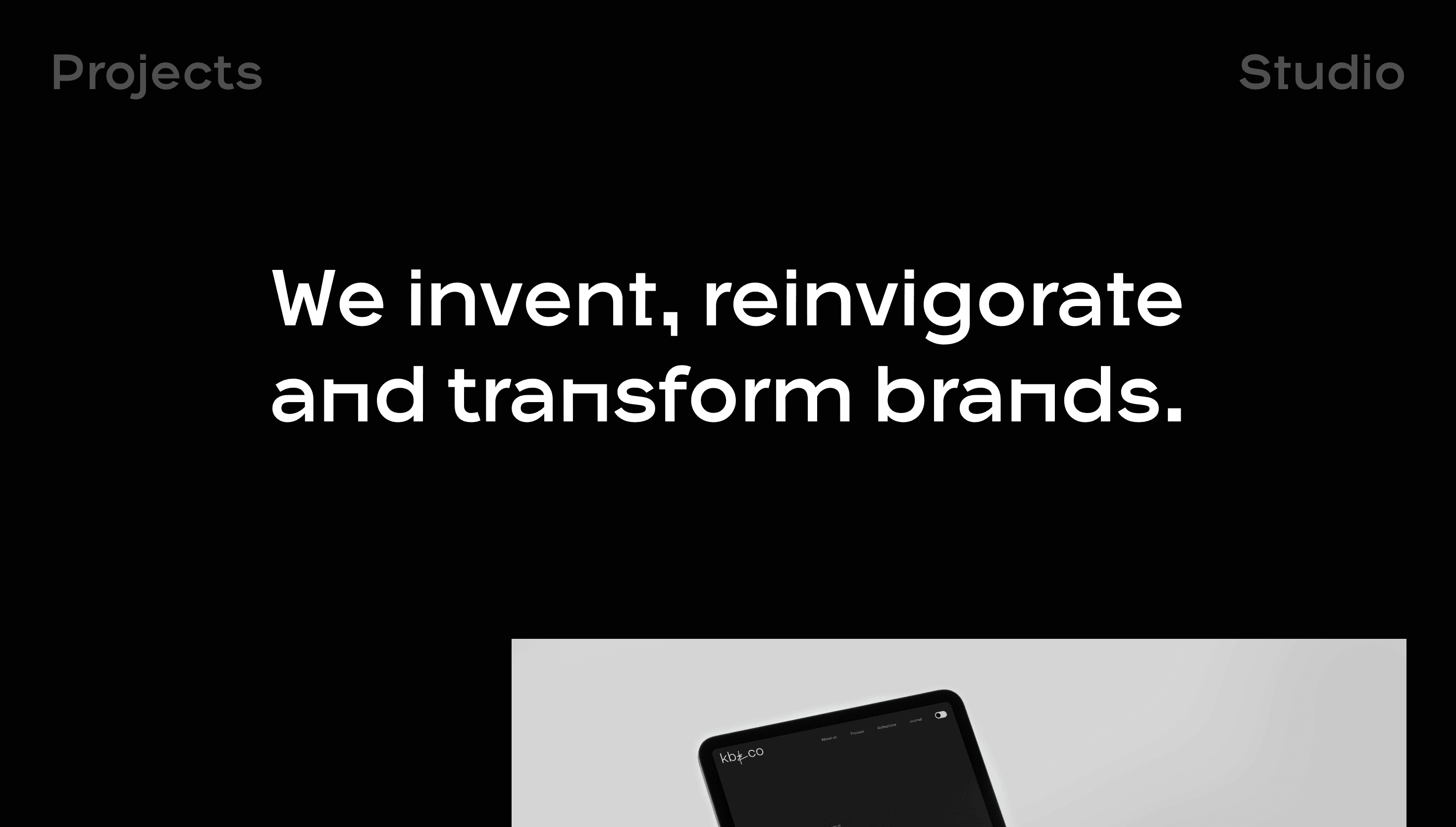 OPX Studio — Agency, Studio website design