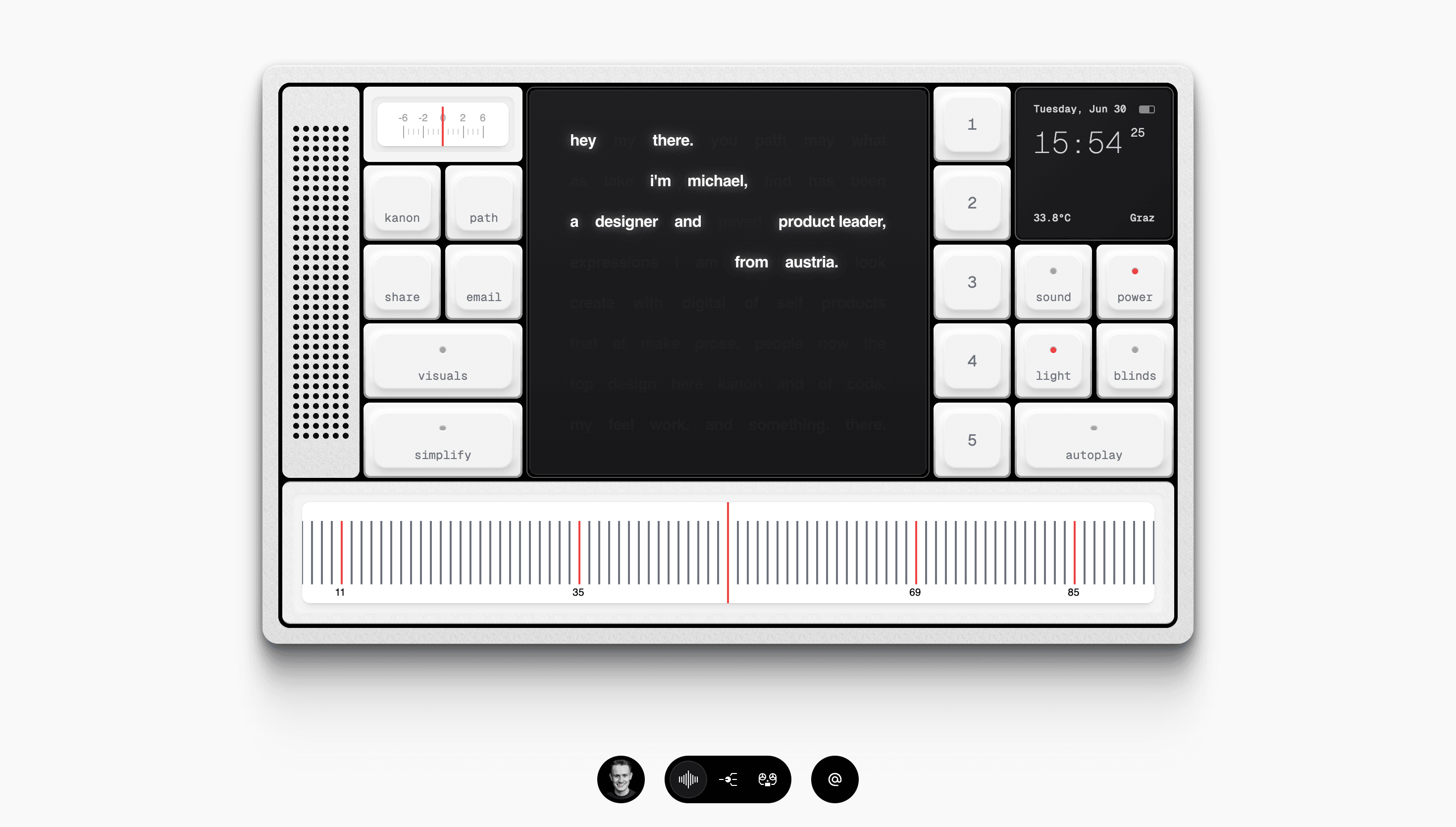 Michael Sommer — Designer, Personal website design