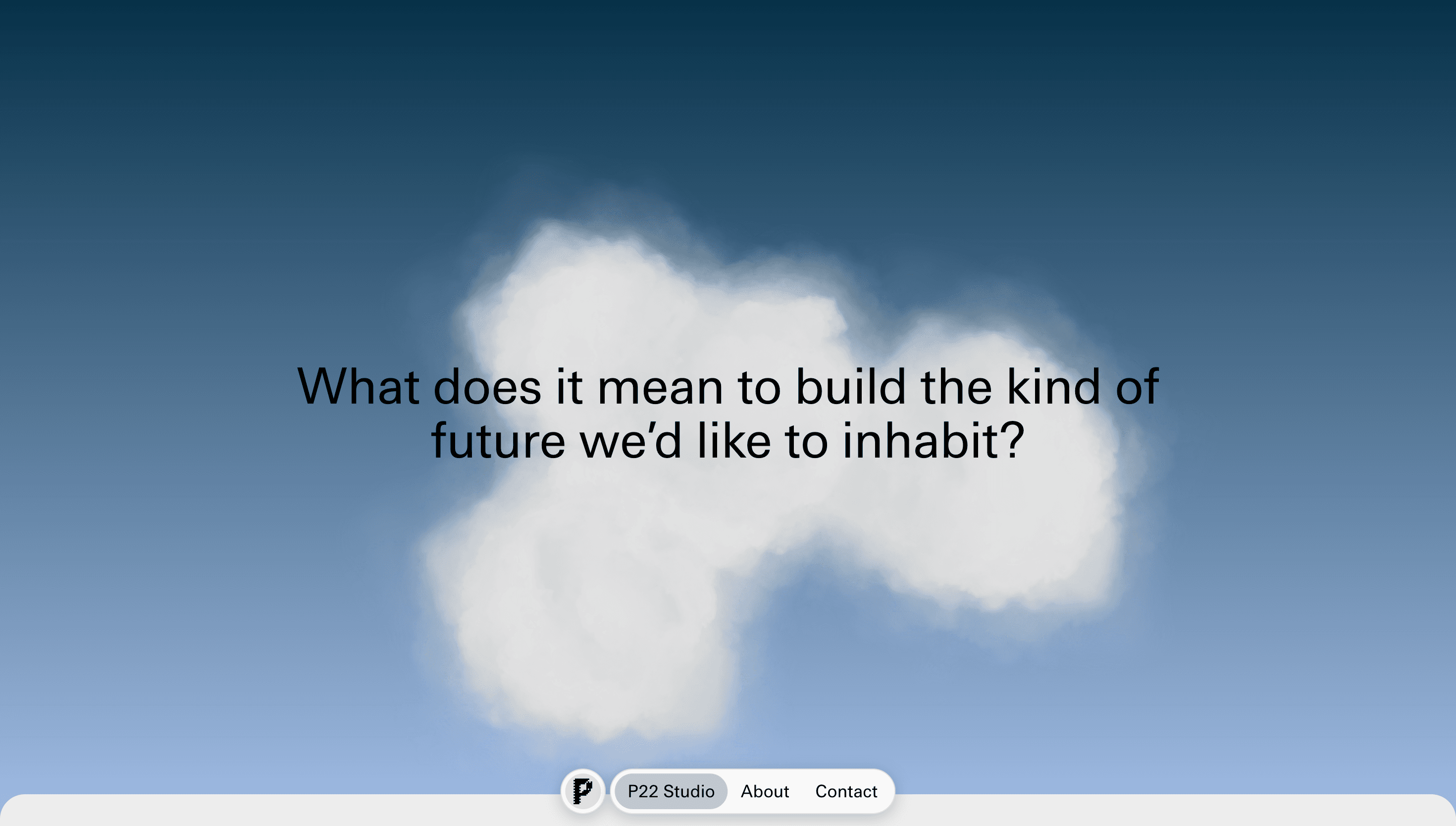 P22 Studio — Agency, Studio website design