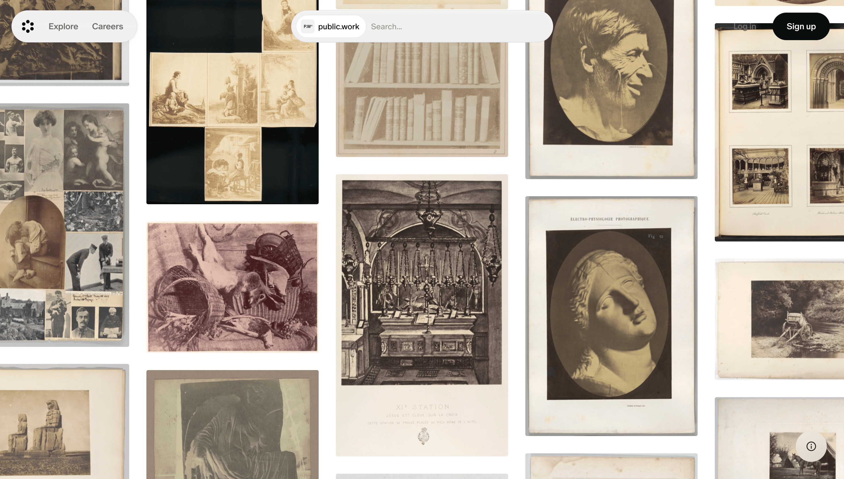 Public Work by Cosmos — Art, Culture website design