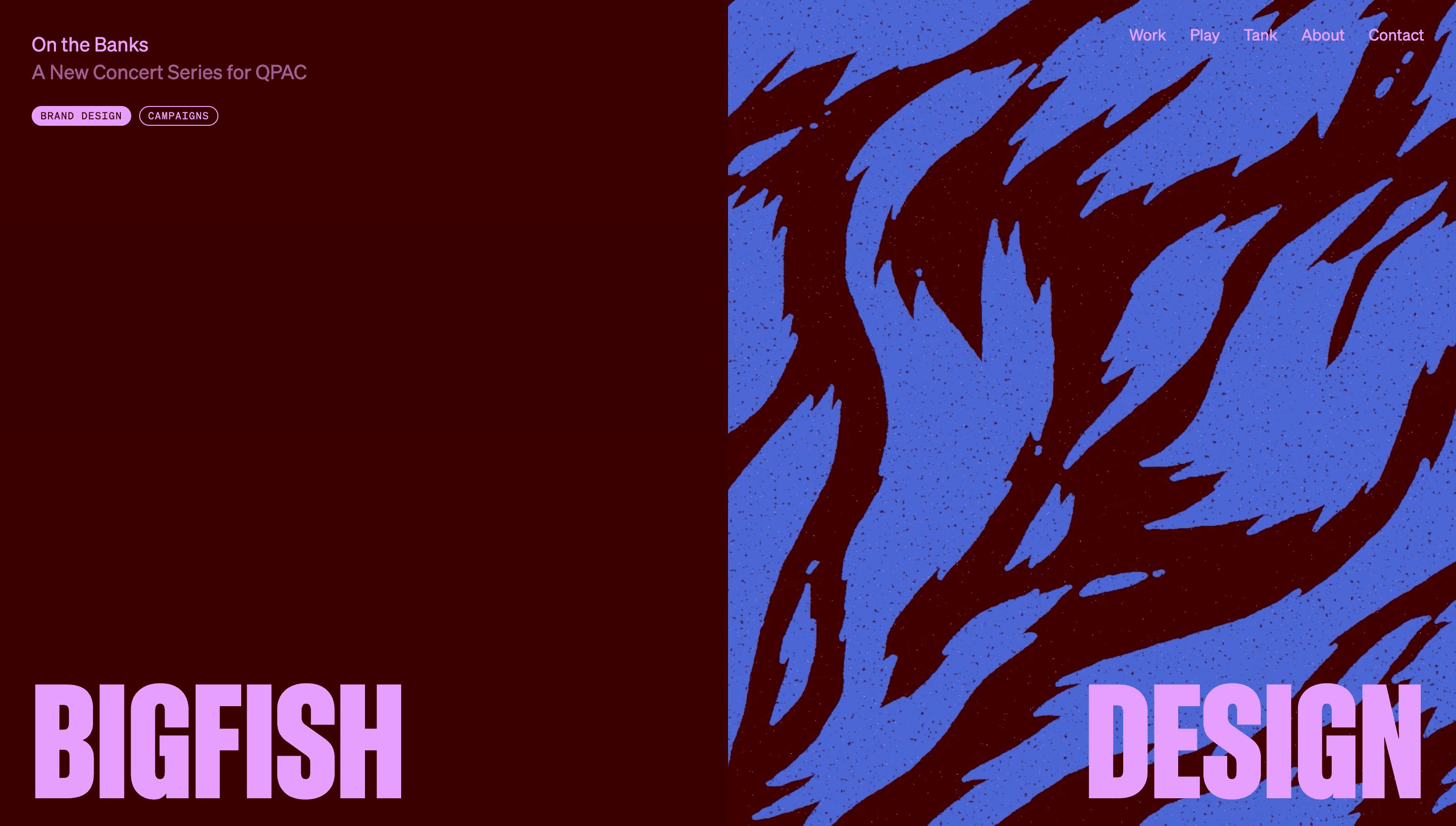 Bigfish — Agency, Studio website design