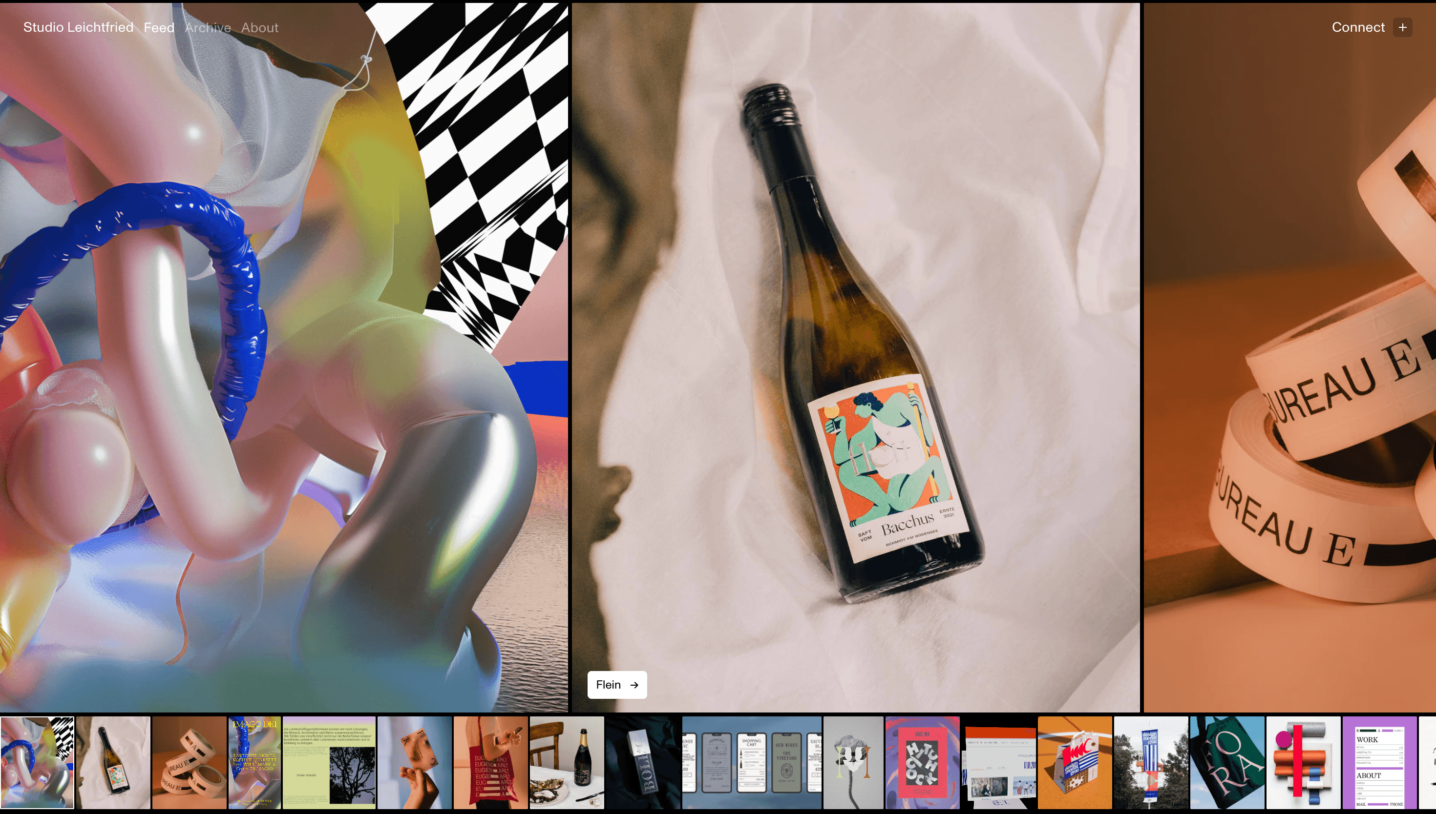 Studio Leichtfried — Studio, Branding website design