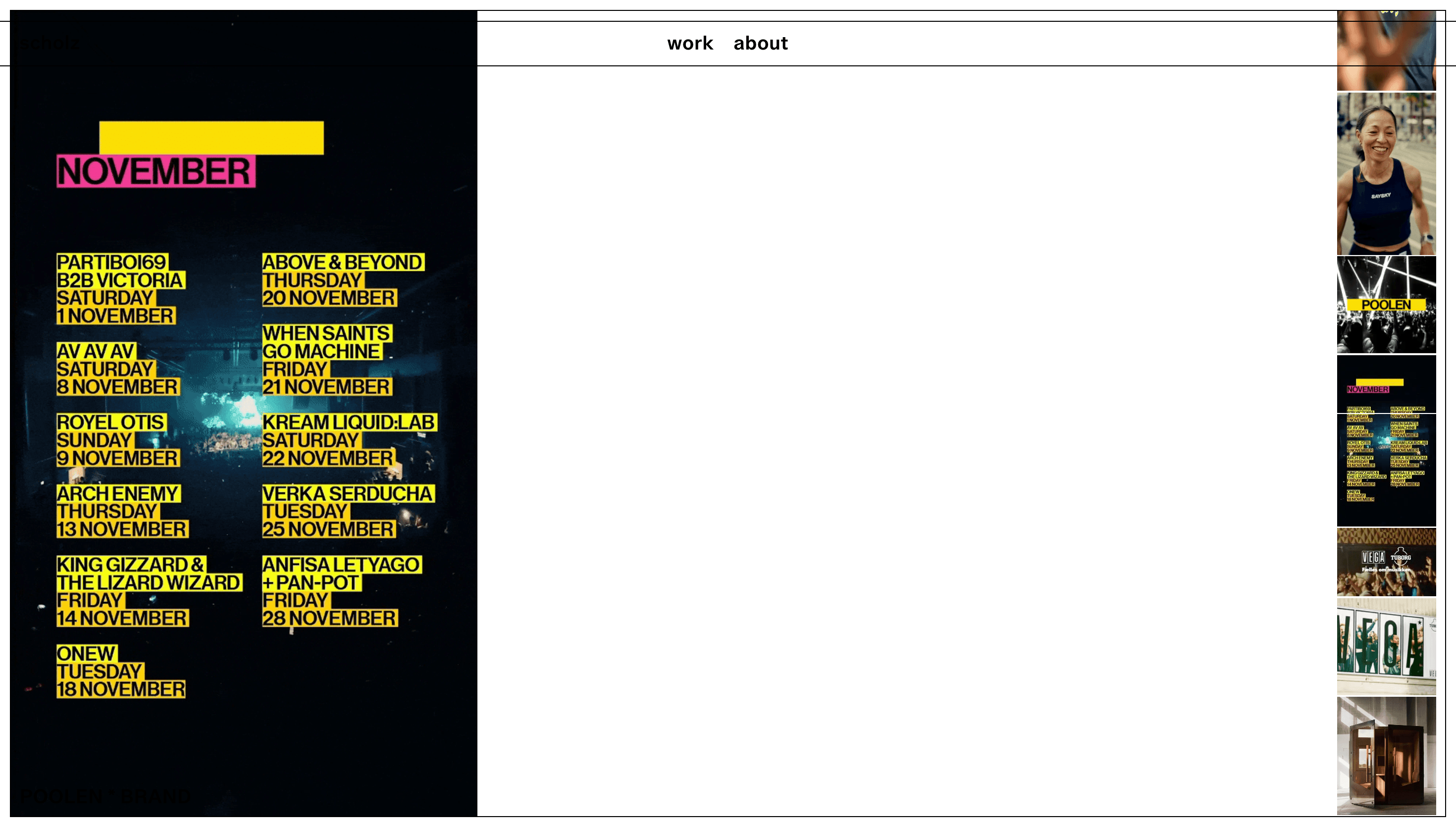 Scholz Studio — Agency, Studio website design
