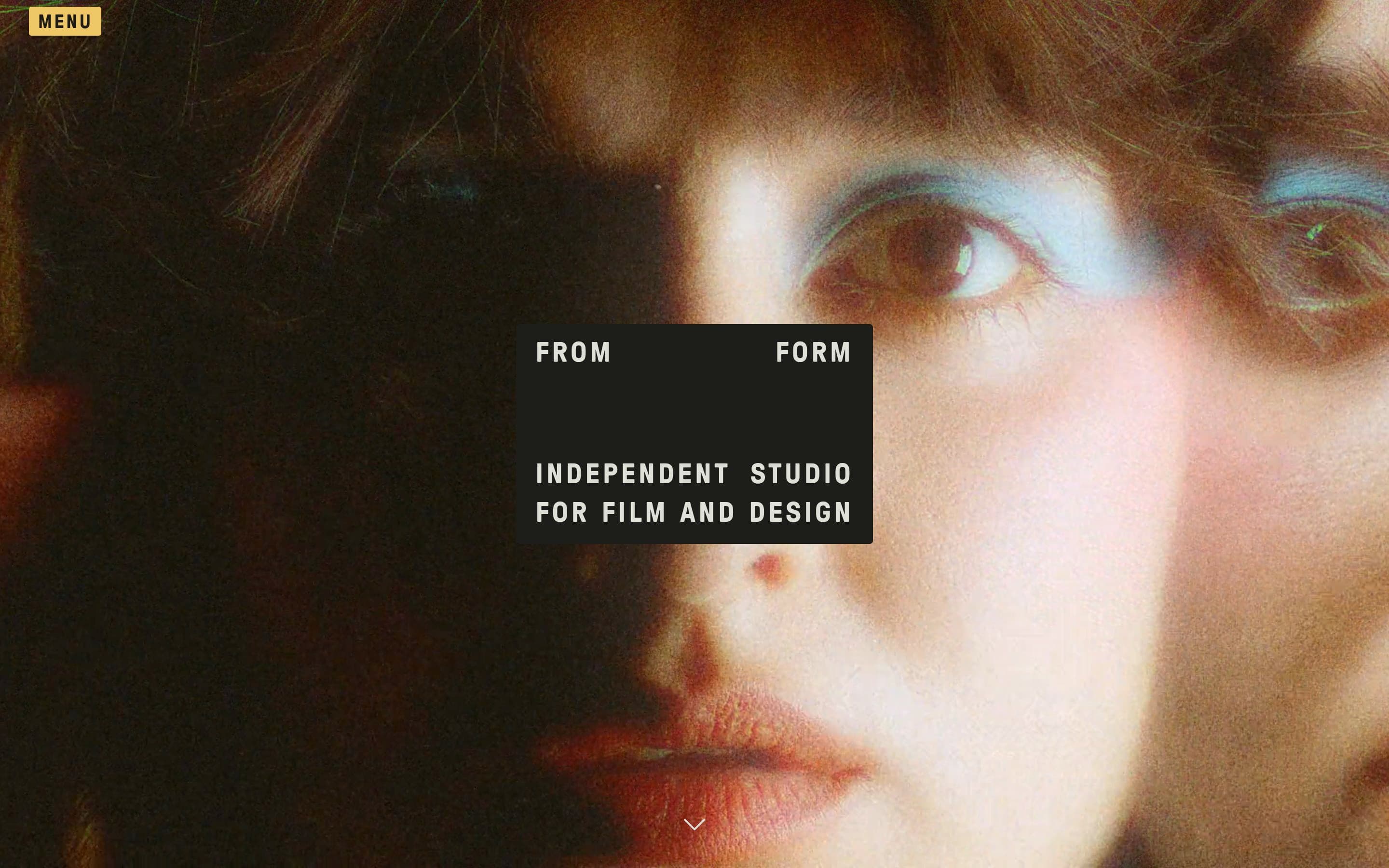 From Form — Art, Designer website design
