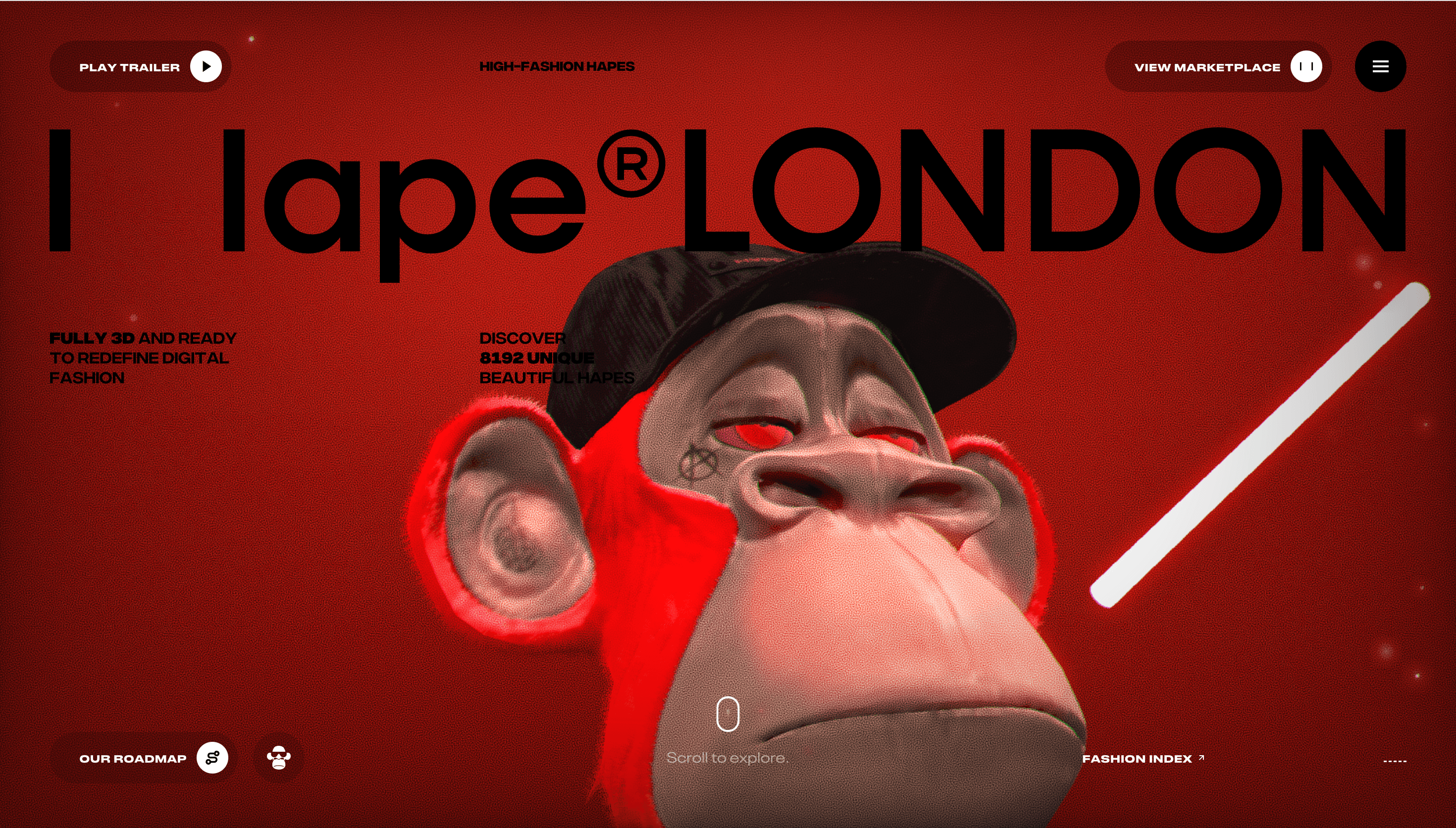 HAPE PRIME — Art, Entertainment website design