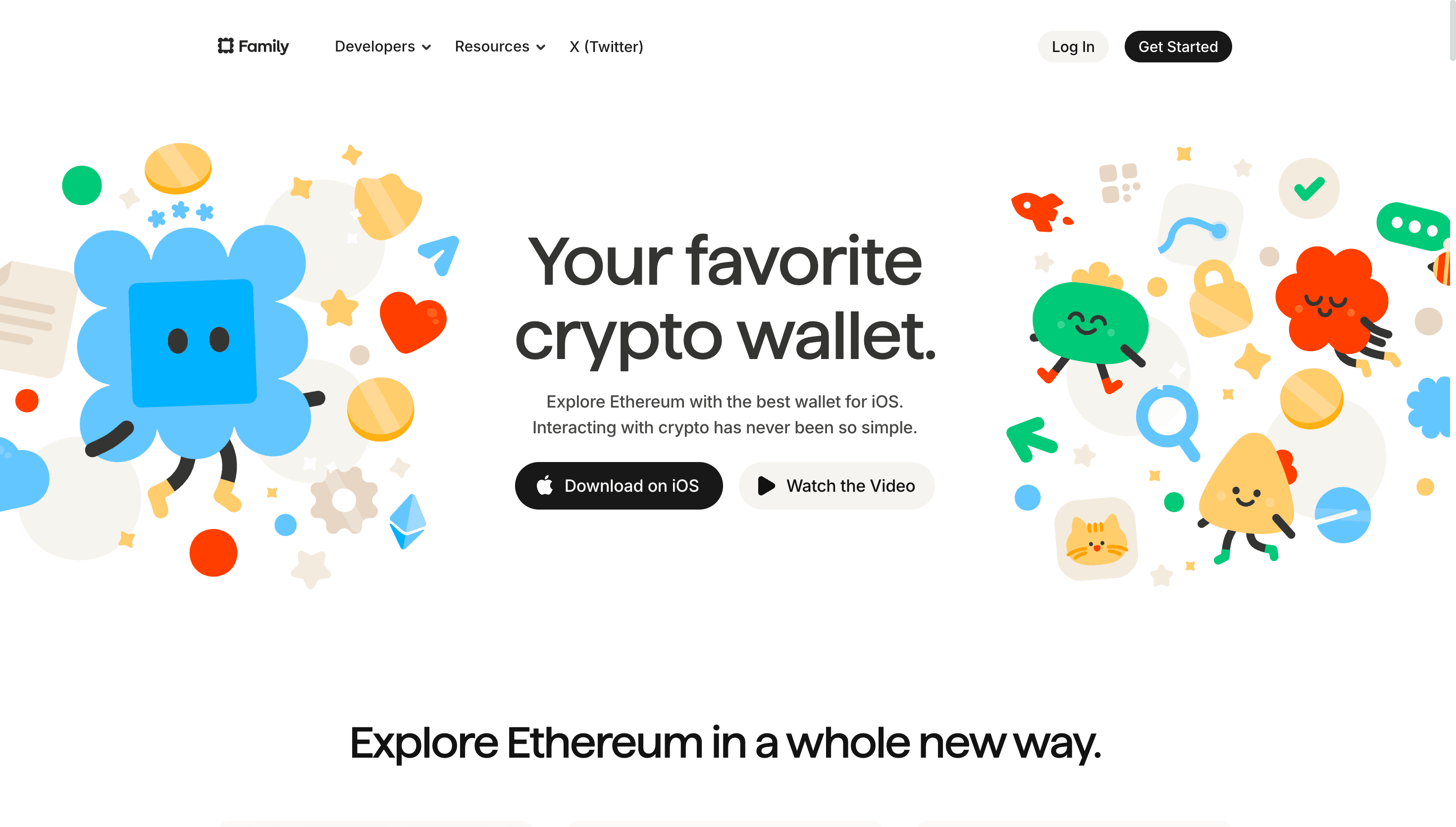 Family — Finance, Fintech website design