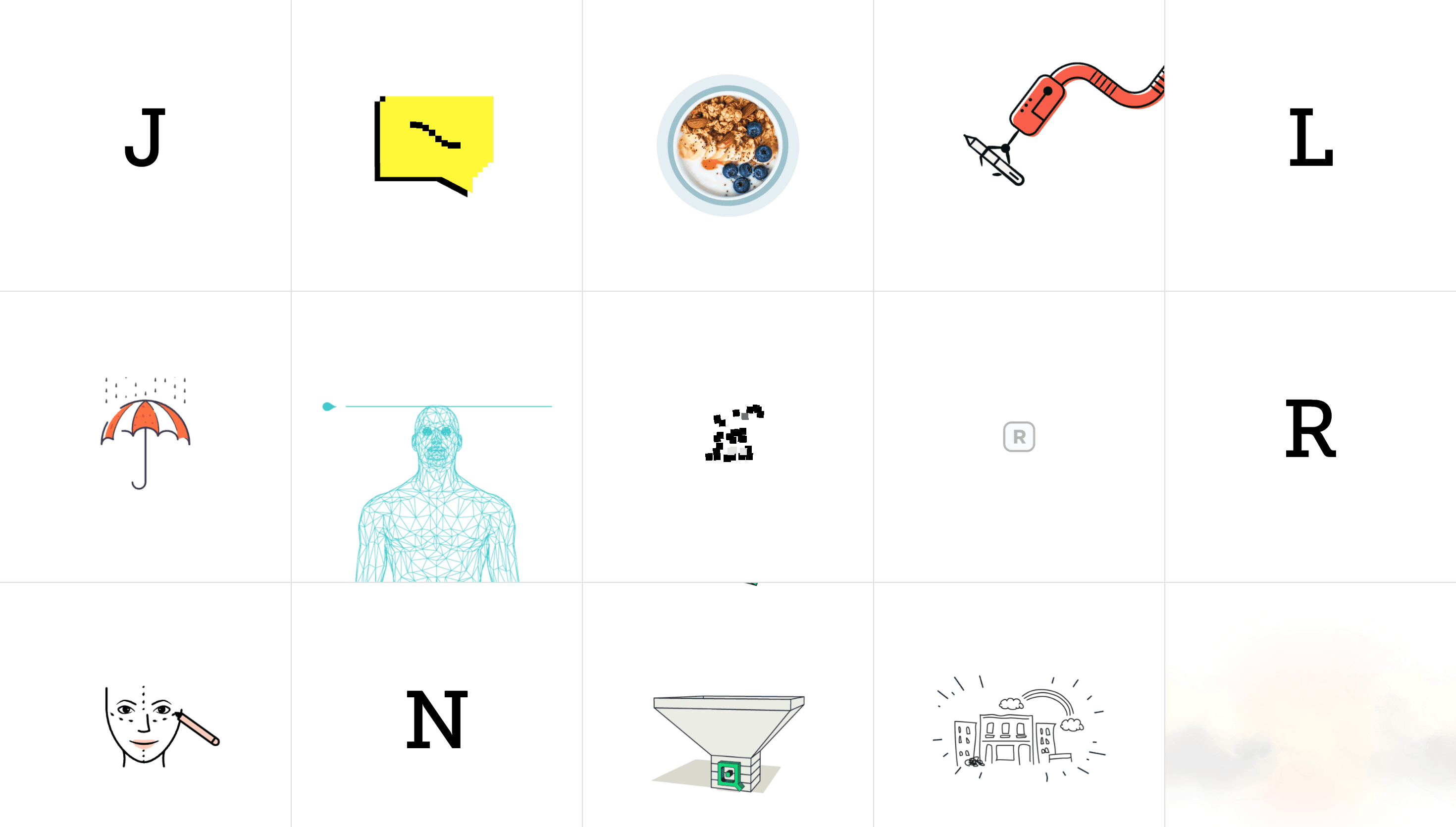 Justin Lerner — Animation, Motion website design