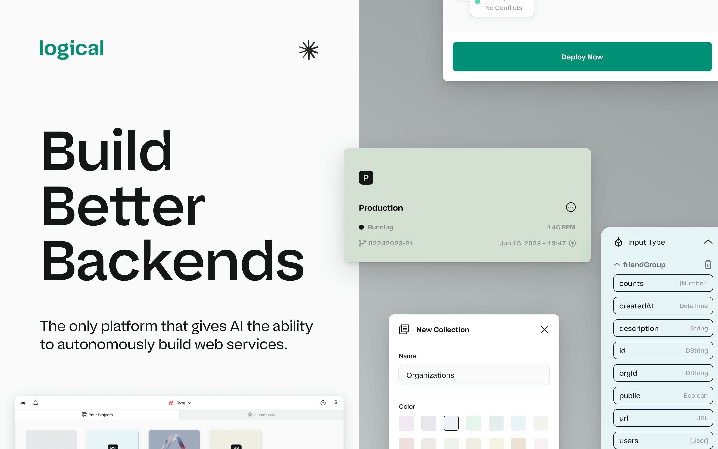 Logical — Dev, Developer website design