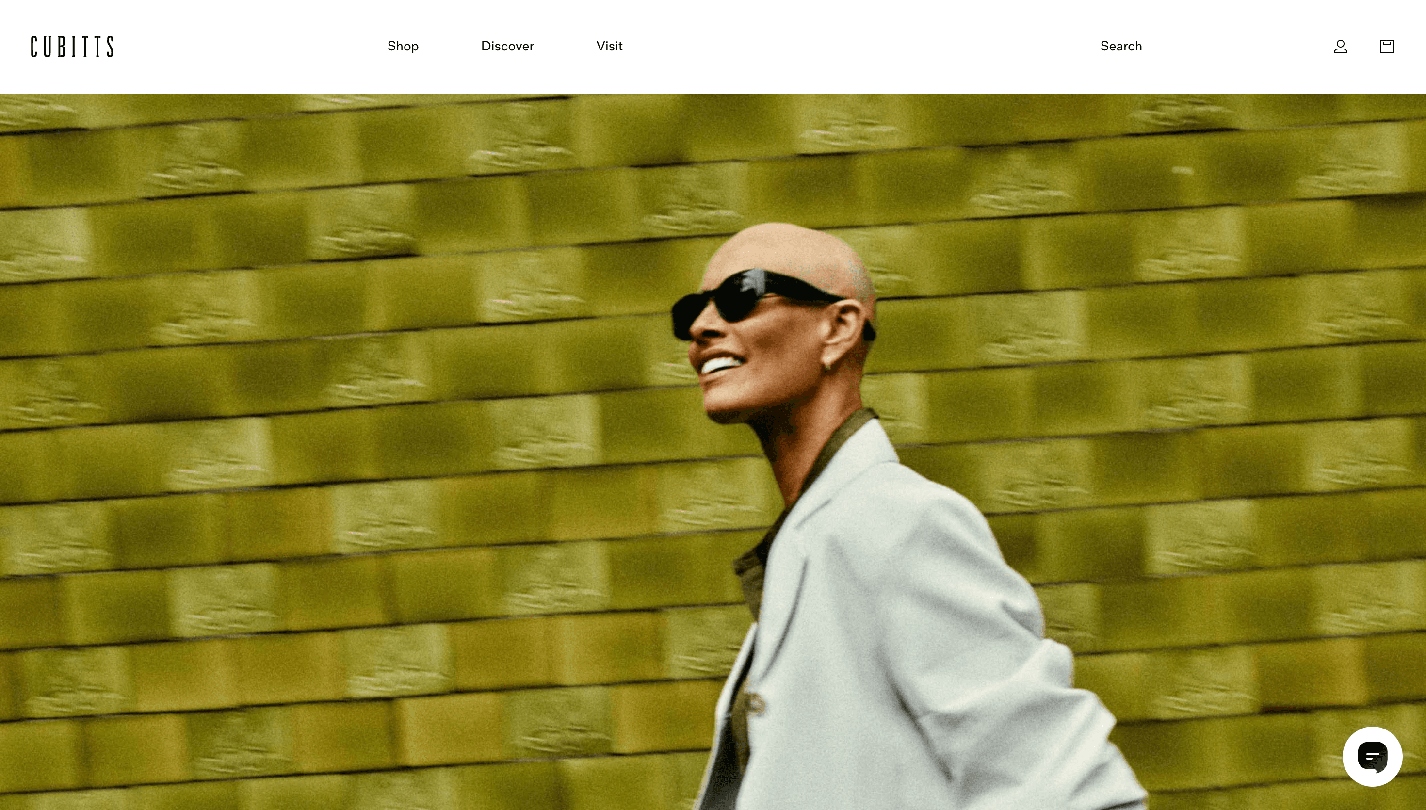 Cubitts — Fashion, Modern website design