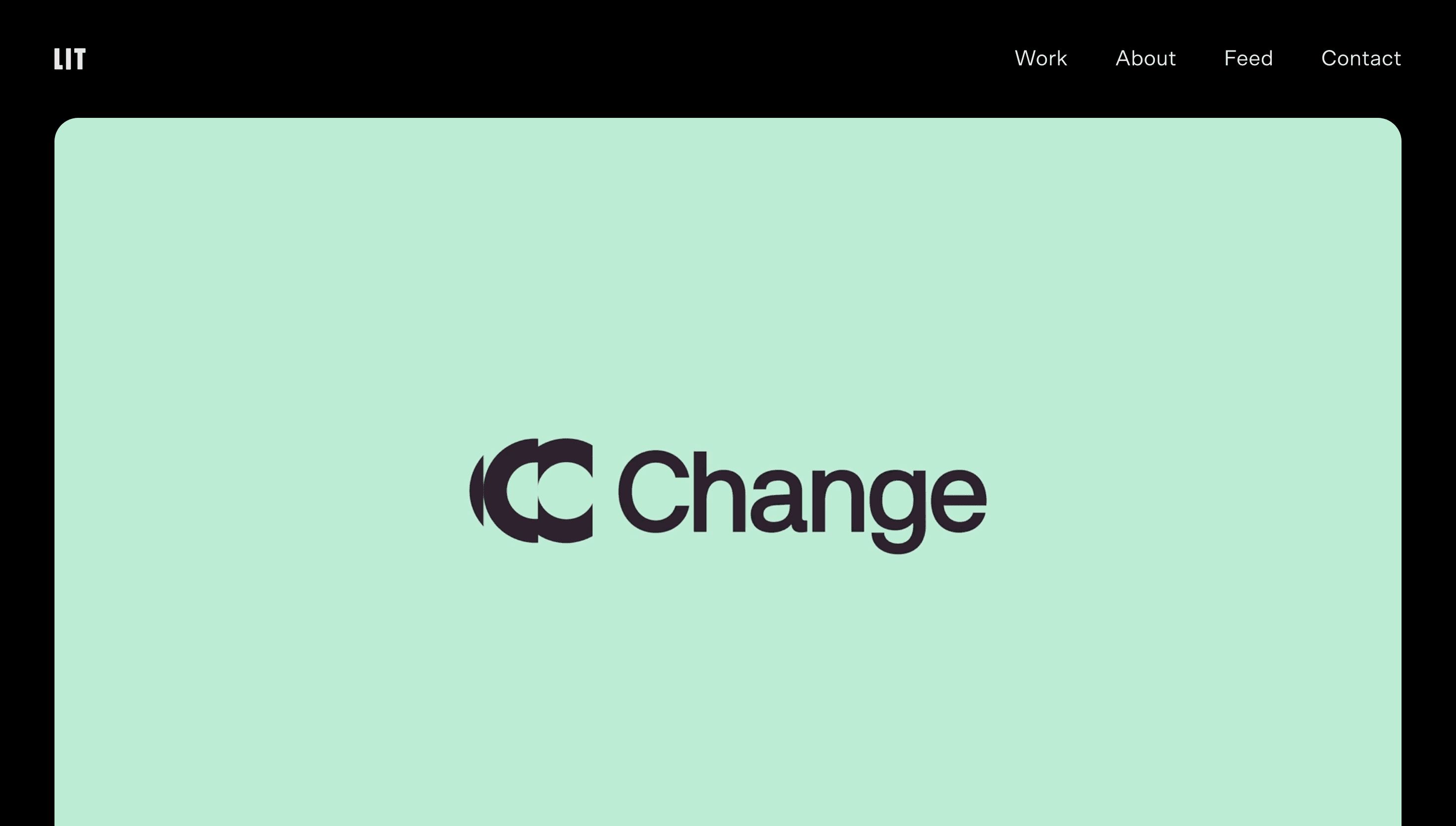 LIT Create — Animation, Motion website design