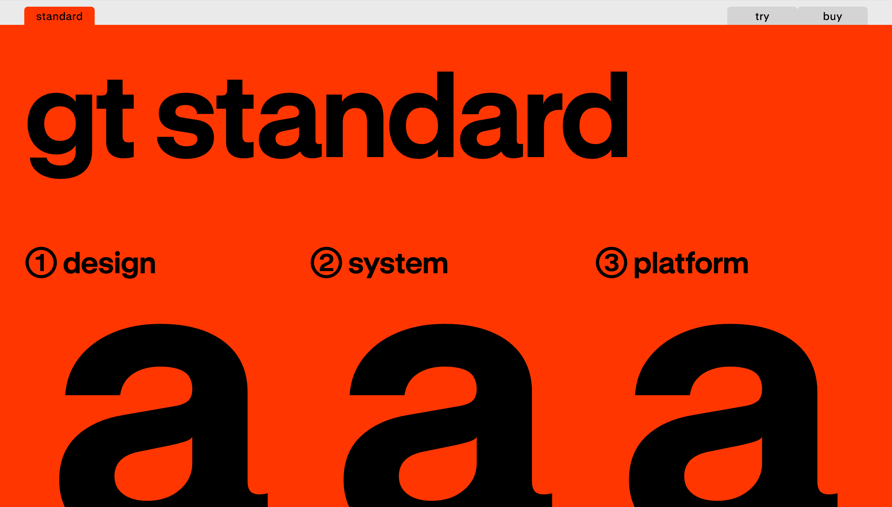 GT Standard — Fonts, Typography website design