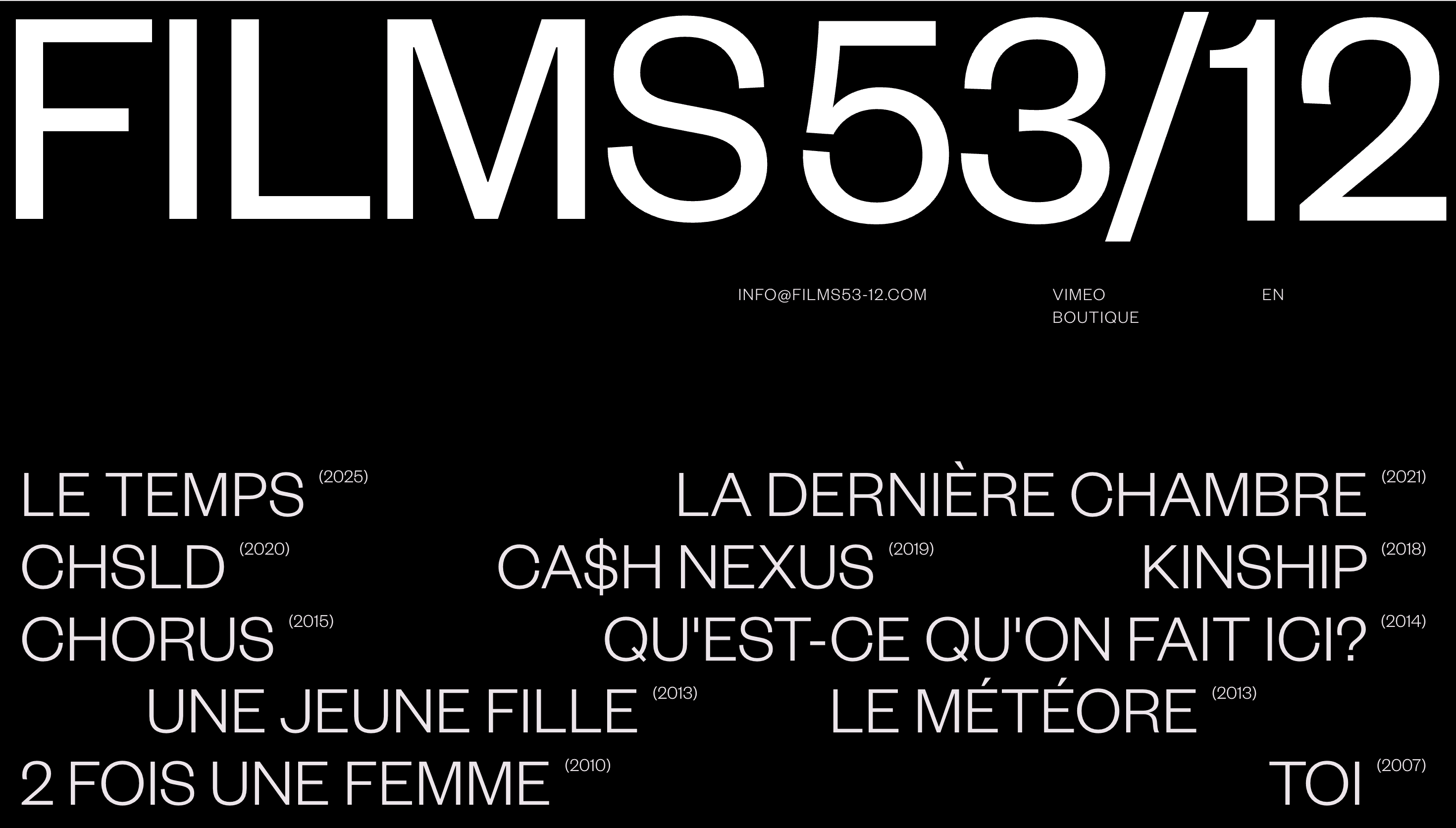 Films 53/12 — Animation, Motion website design