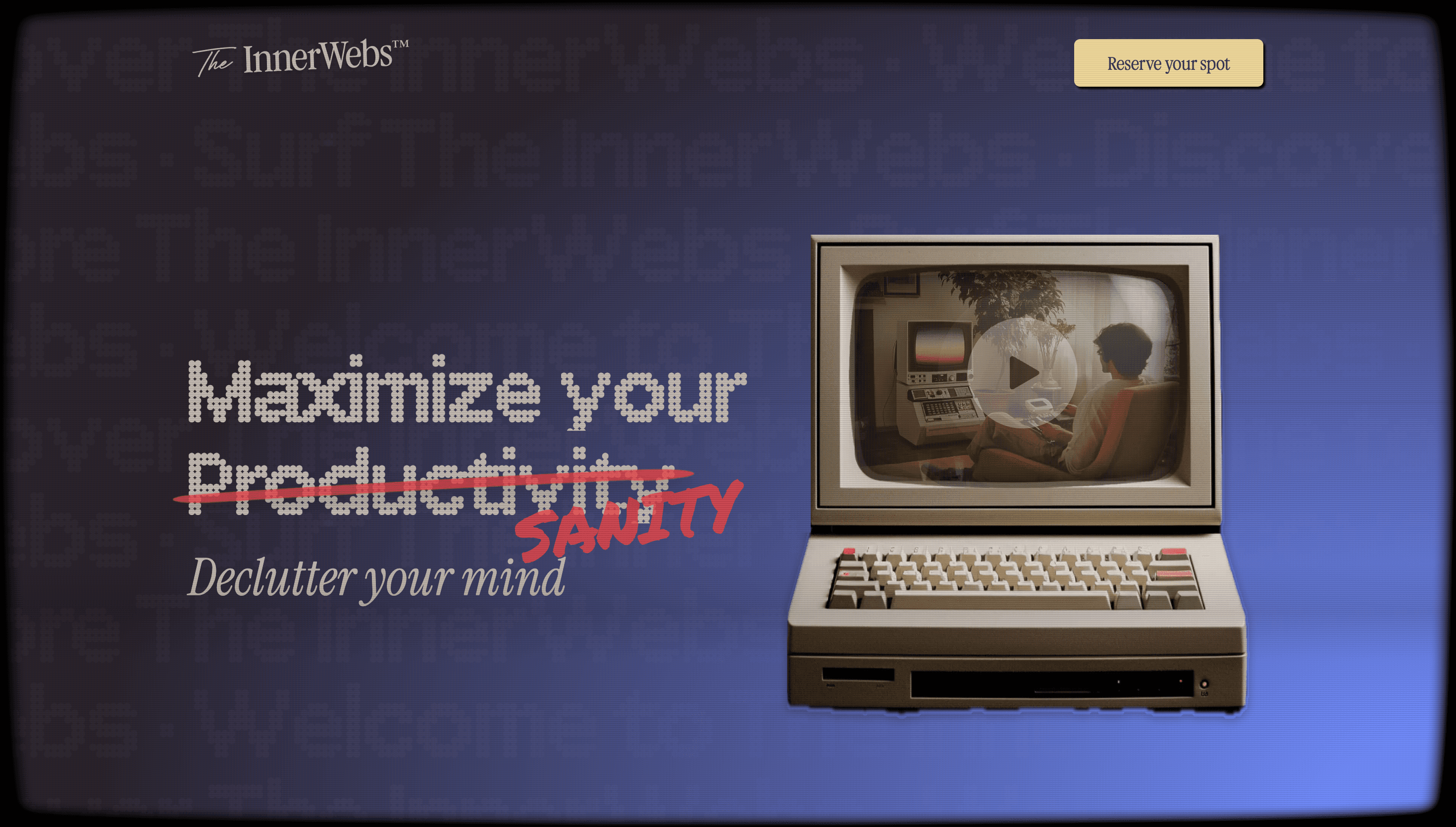 The InnerWebs — Productivity, Workflow website design