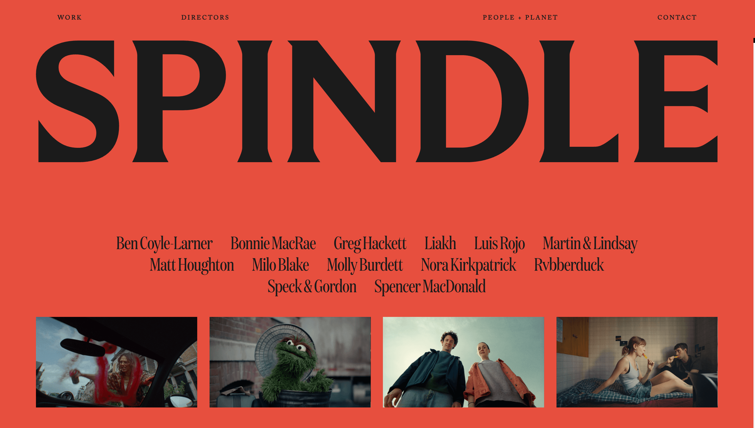 Spindle — Agency, Studio website design