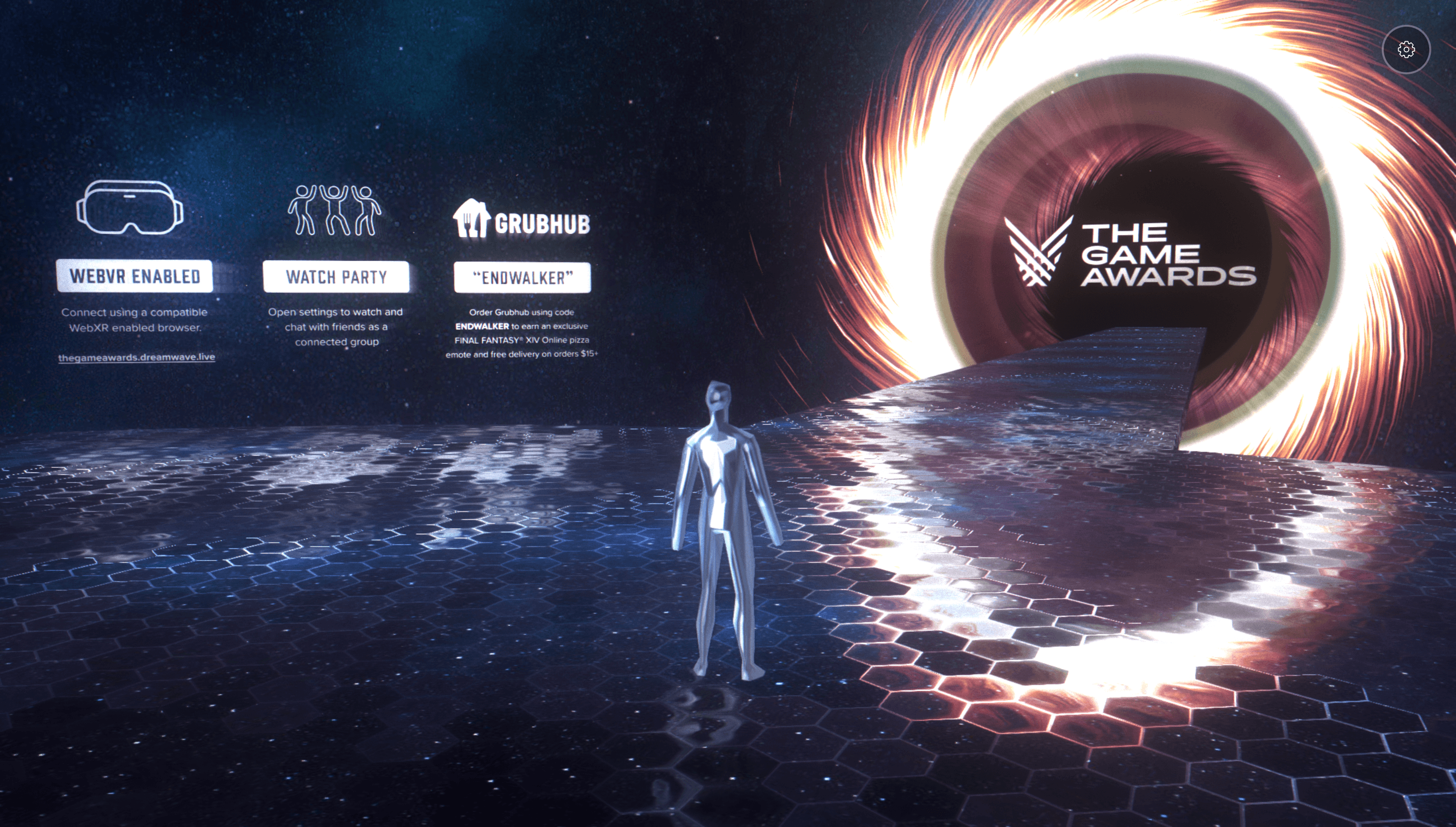 The Game Awards Microverse — Entertainment, Immersive website design