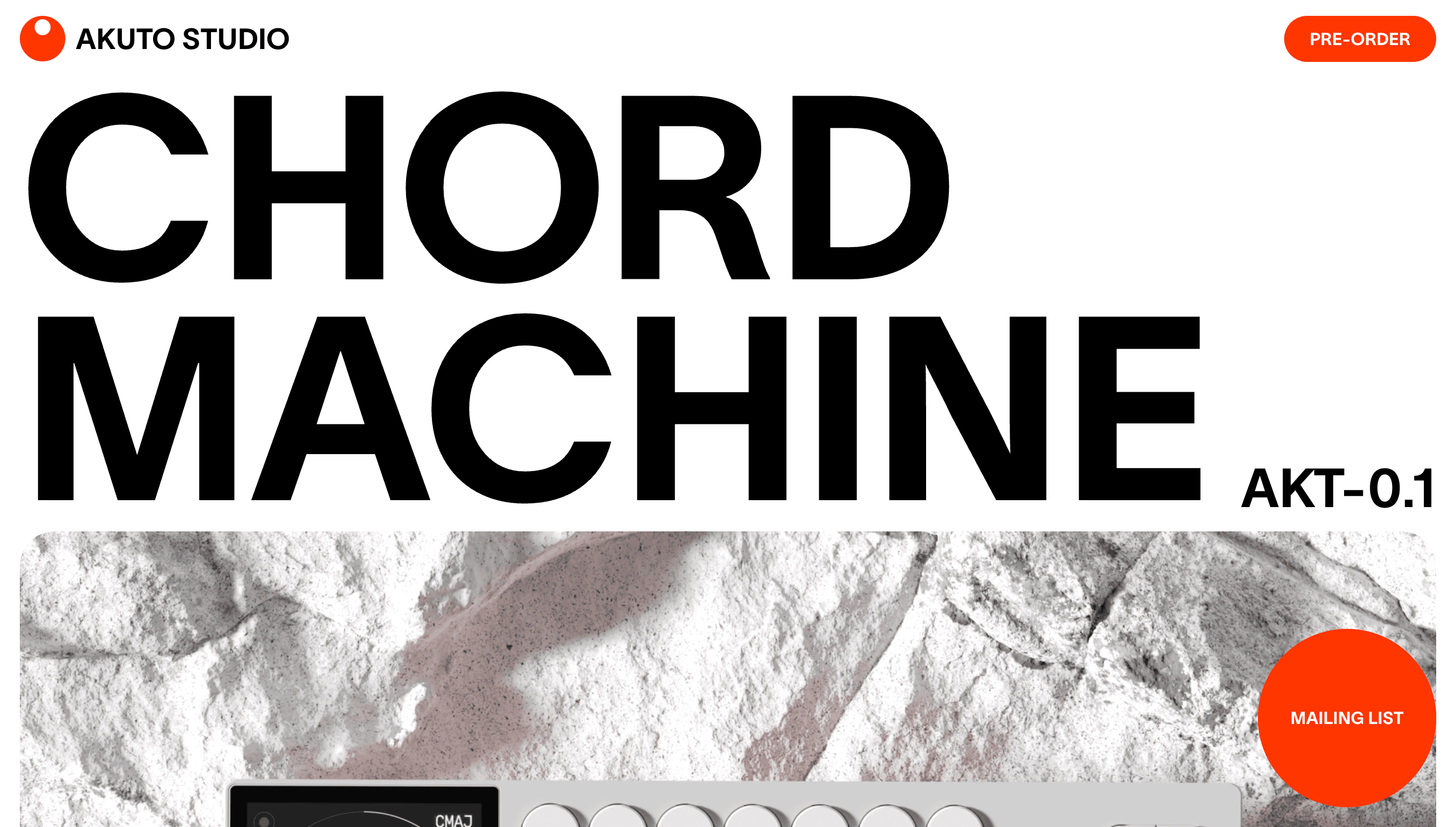 Akuto Studio — Music, Tech website design