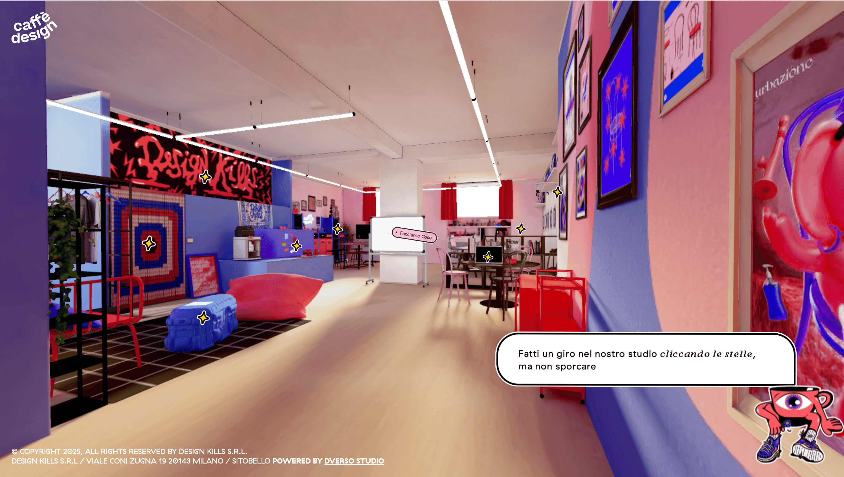 Caffè Design — Interactive, 3D website design