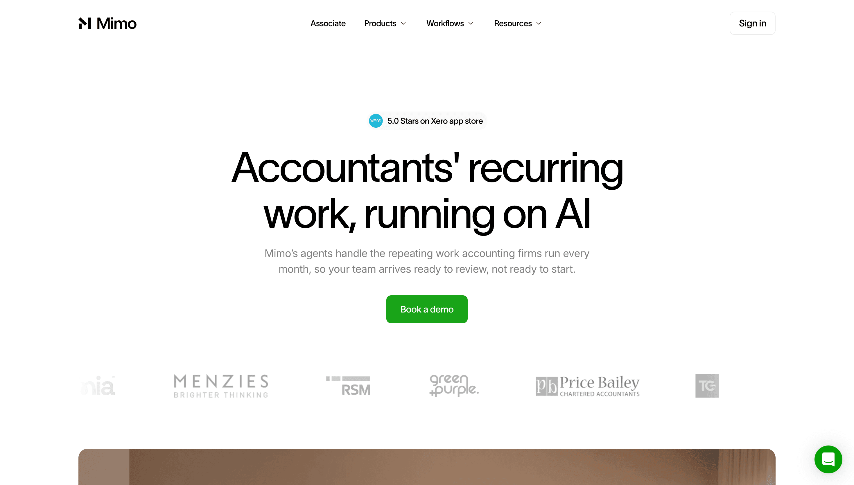 Mimo — Finance, Productivity website design