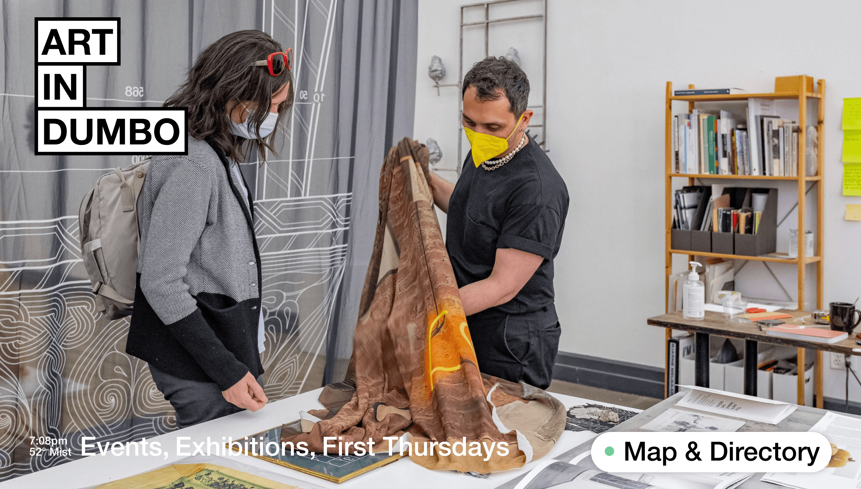 Art In DUMBO — Art, Culture website design