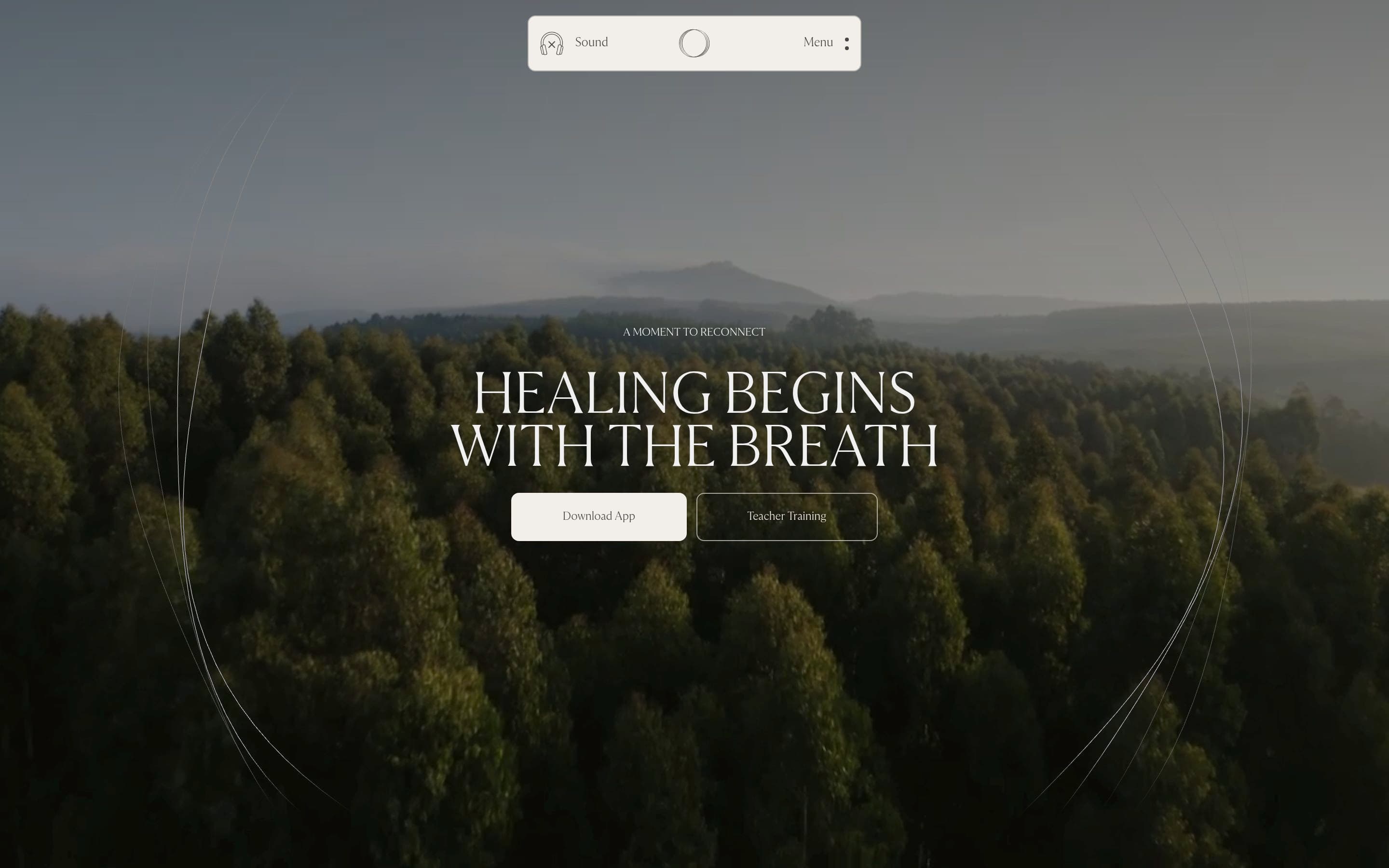 Frequency Breathwork — Health, Product website design