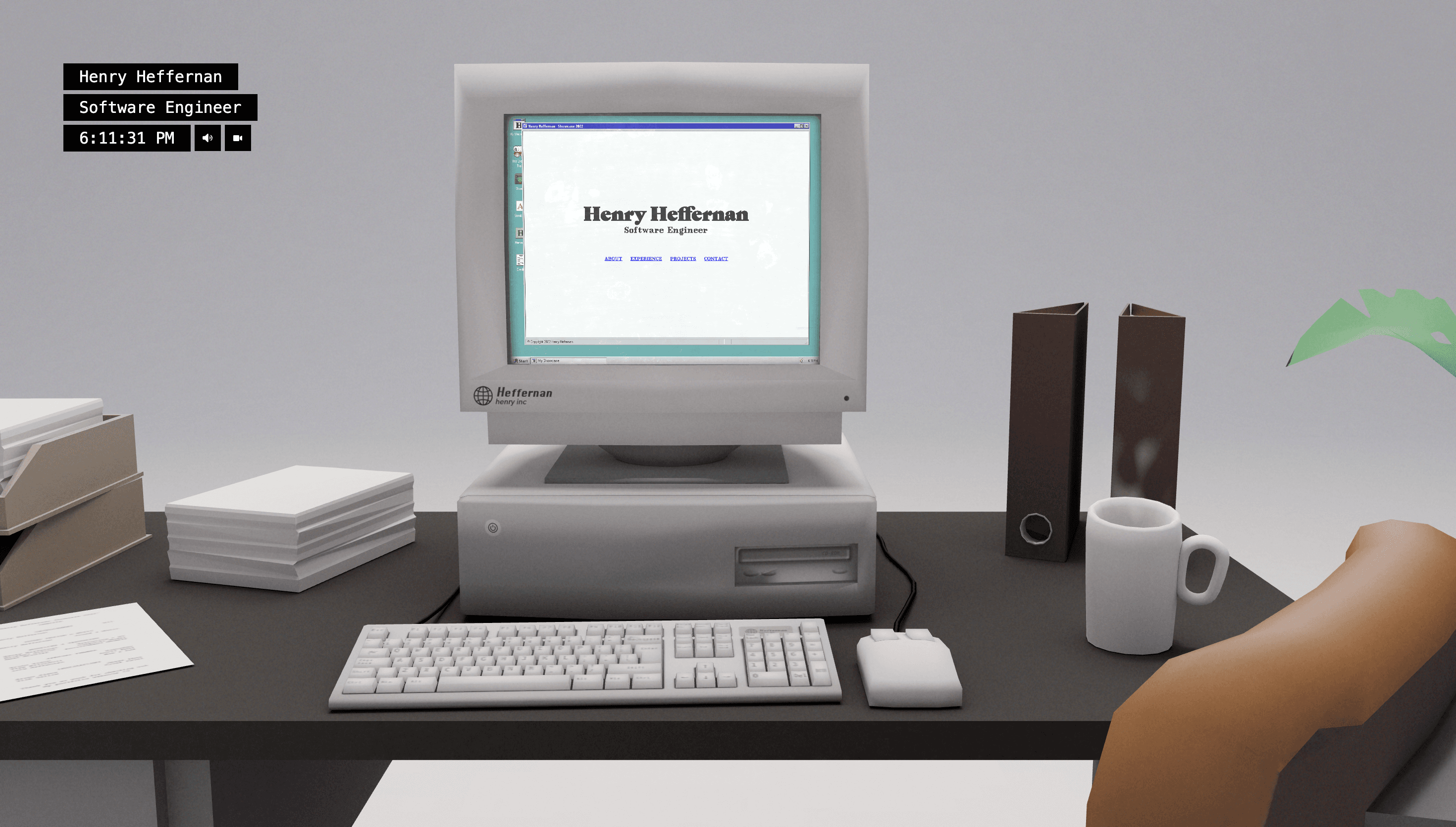 Henry Heffernan — Developer, Portfolio website design