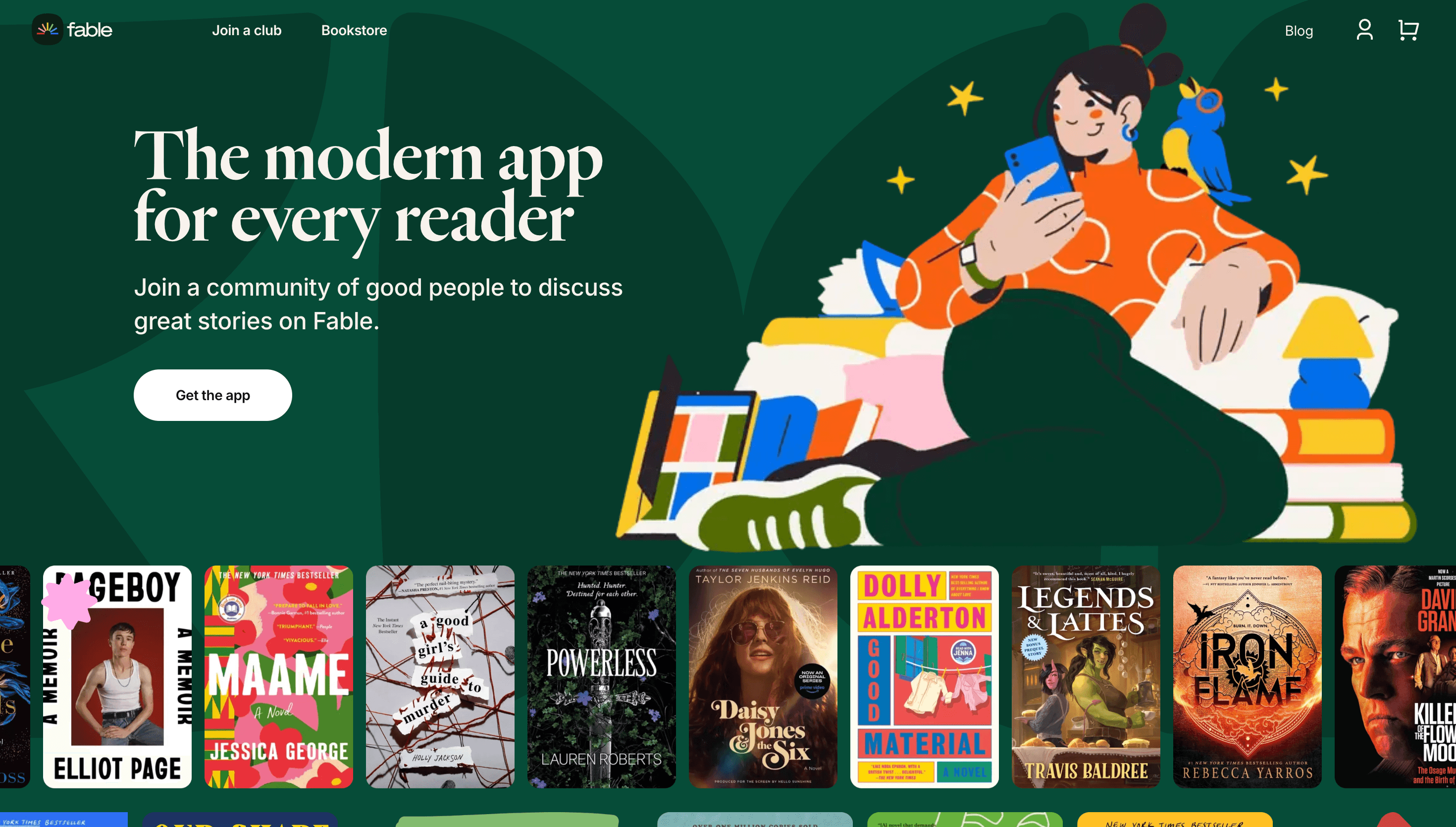Fable — Storytelling, Interactive website design