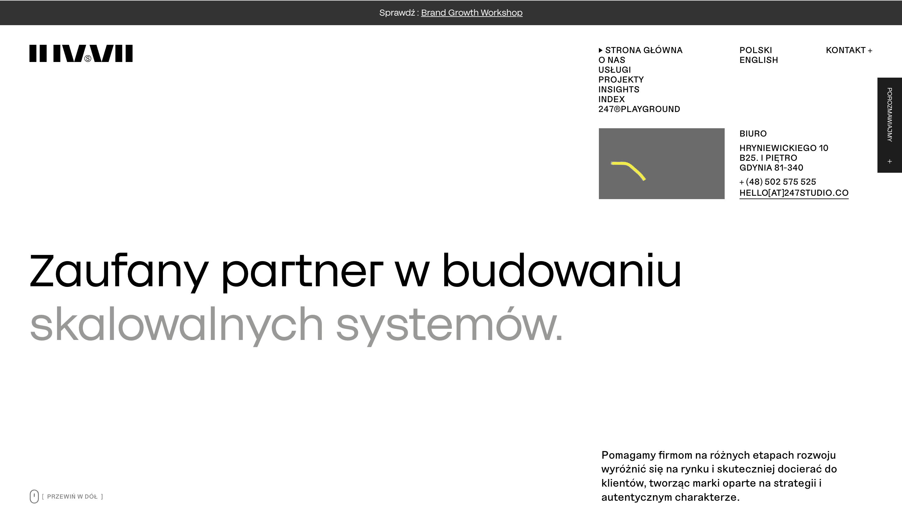 247studio — Agency, Branding website design