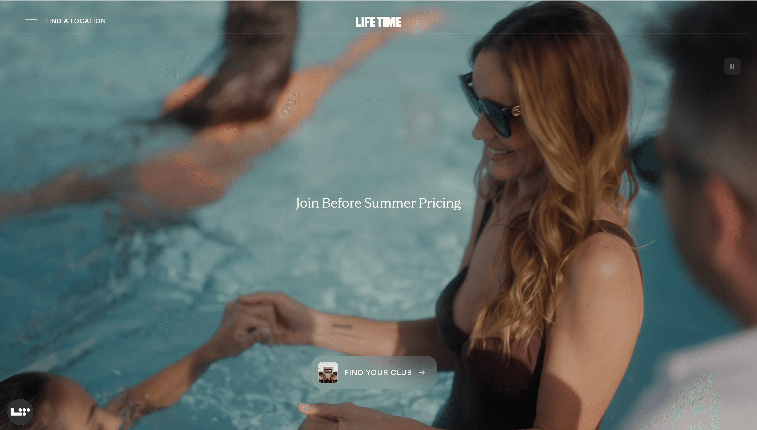 Life Time — Health, Real Estate website design