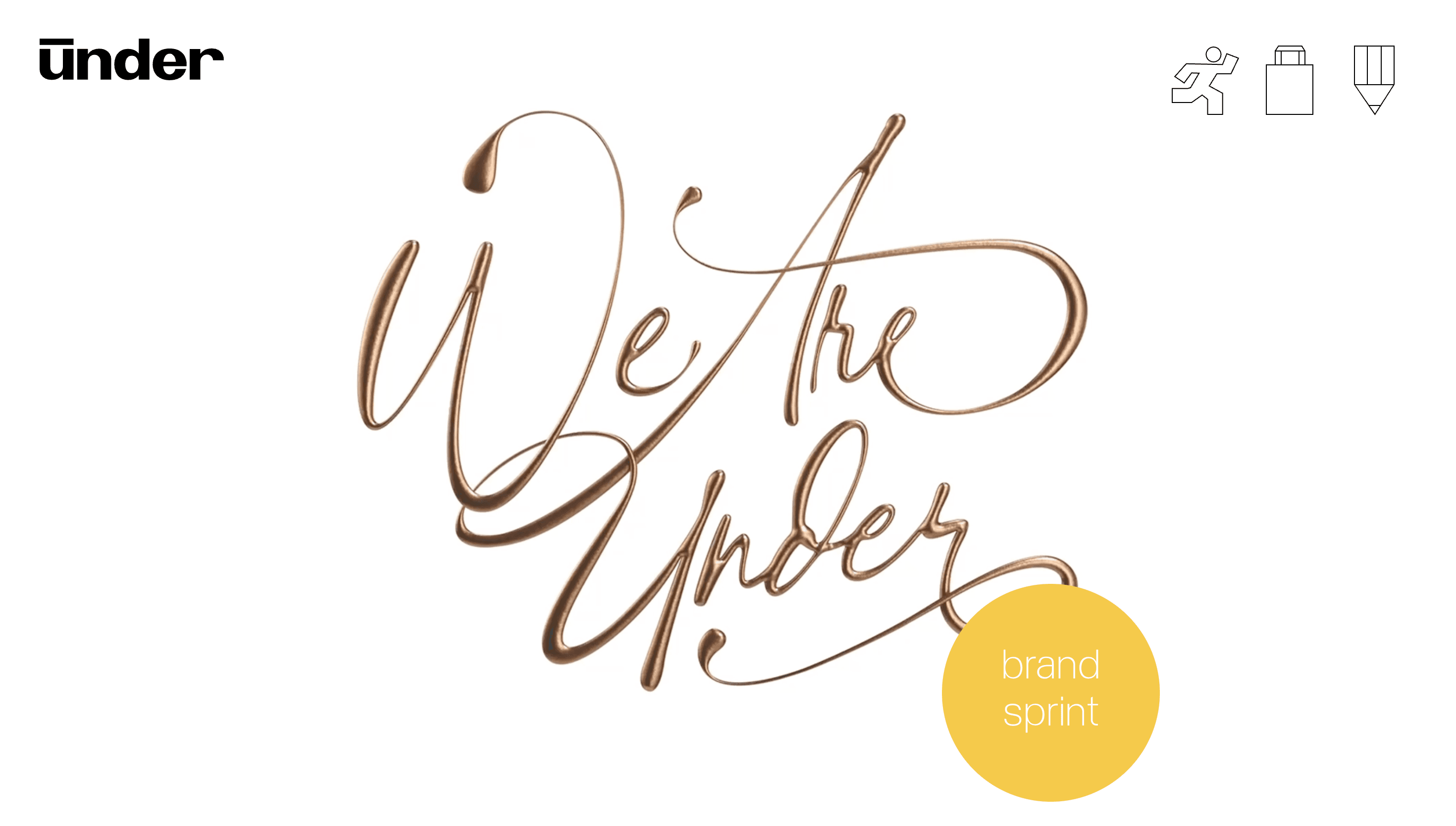 Under — Branding, Product website design