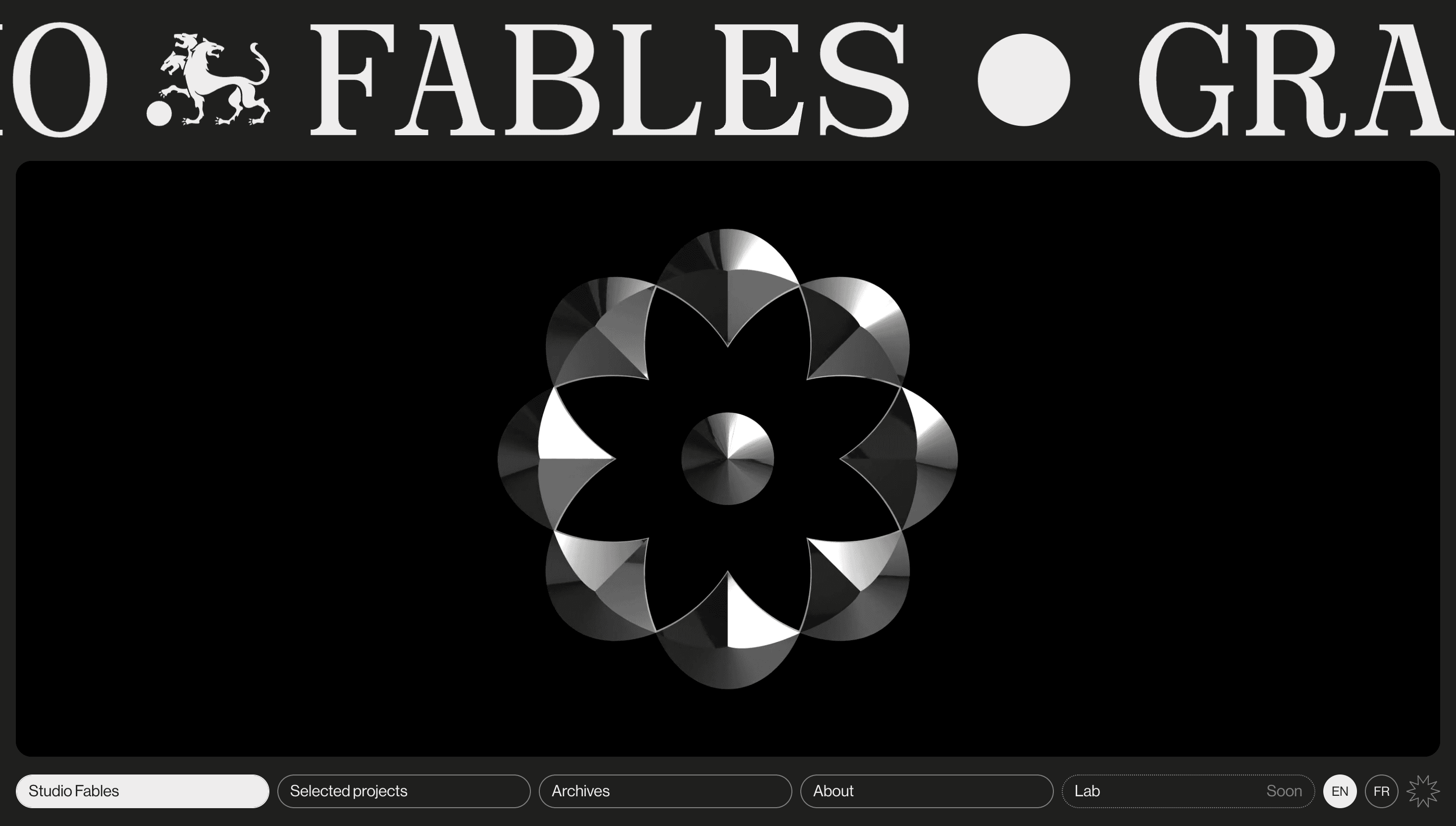 Studio Fables — Agency, Studio website design