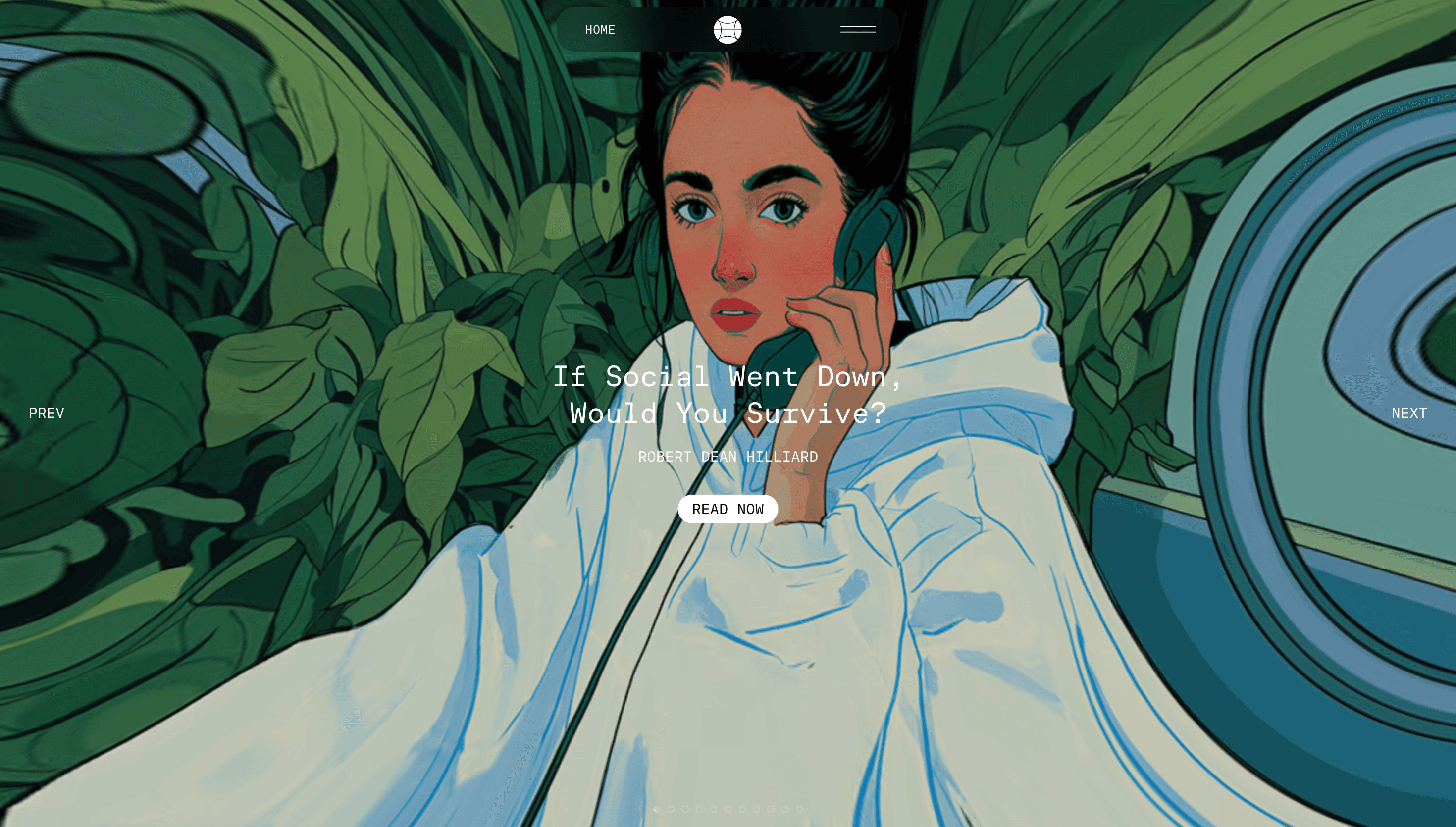 Chronically — Culture, Entertainment website design