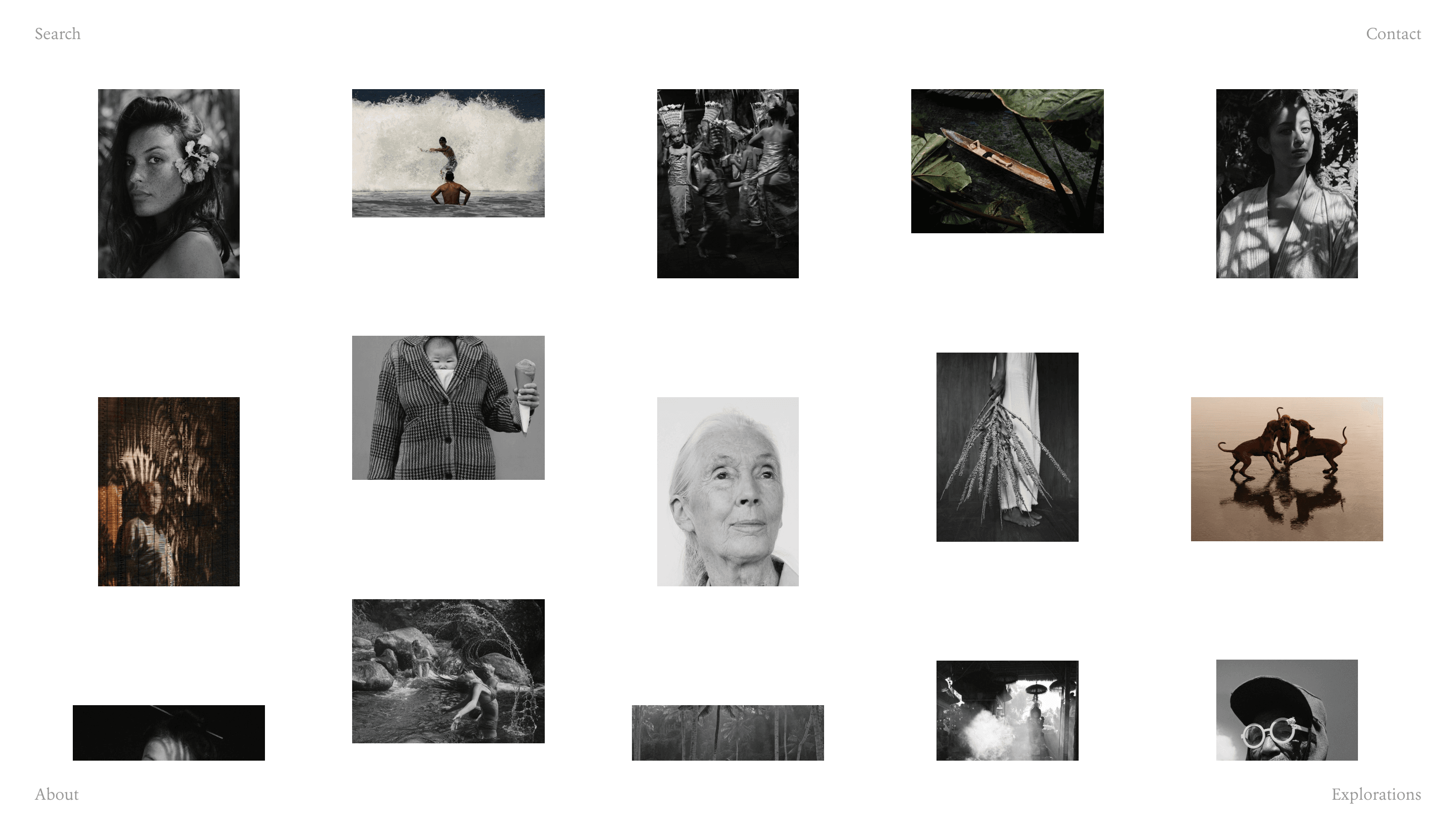 Zissou — Photographer, Travel website design
