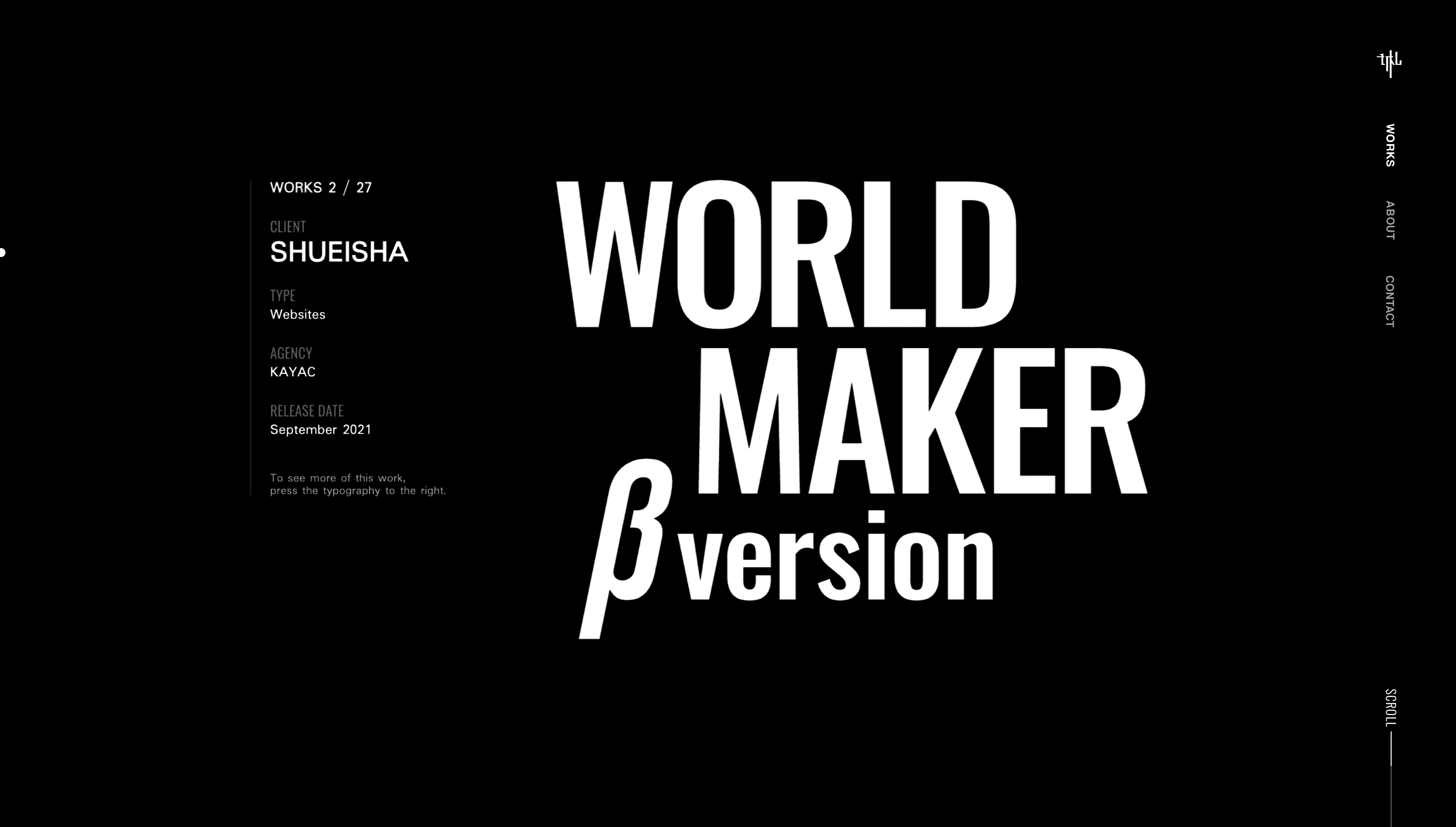 kirifuda inc. — Agency, Studio website design