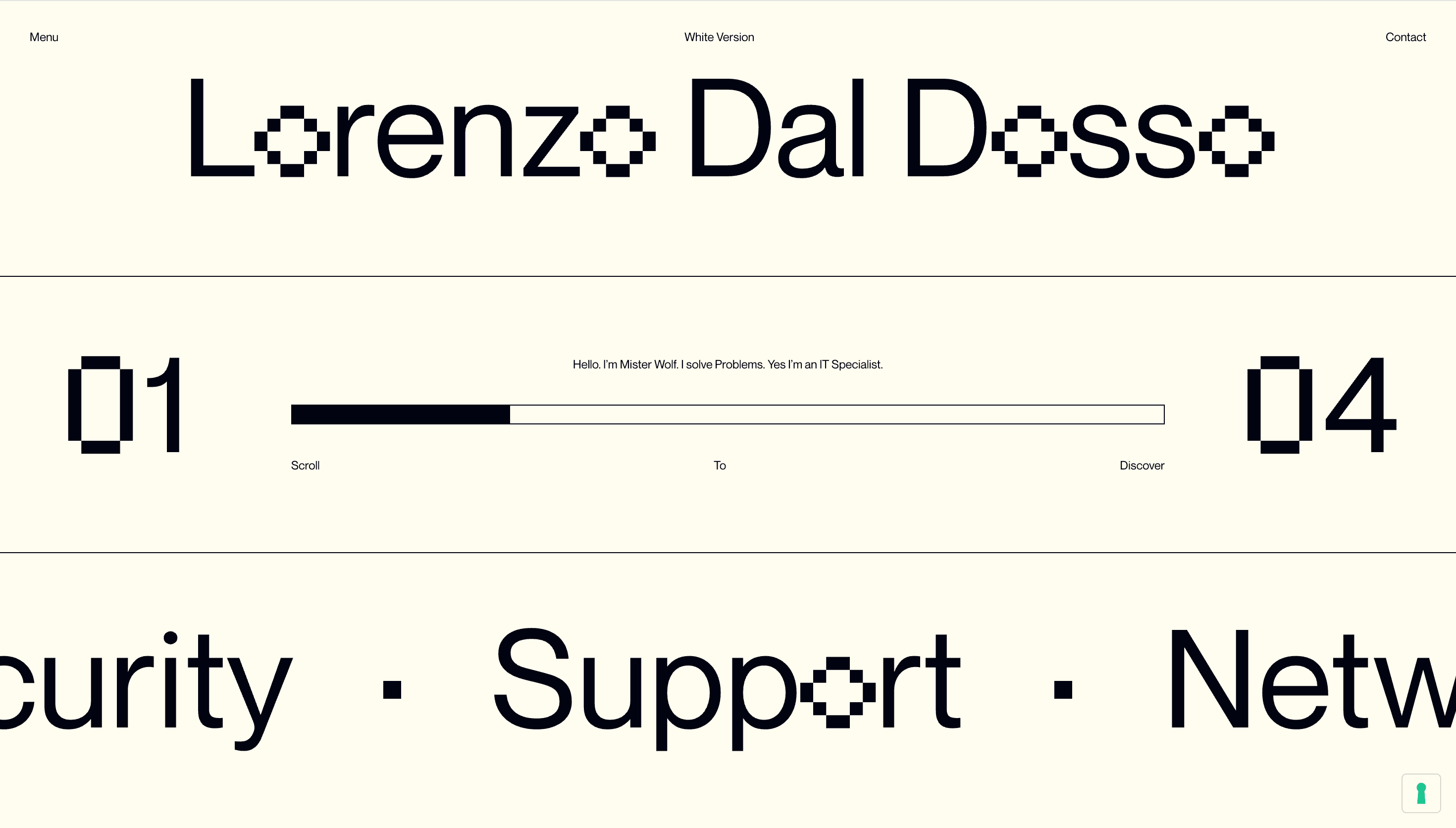 Lorenzo Dal Dosso — Tech, Developer website design