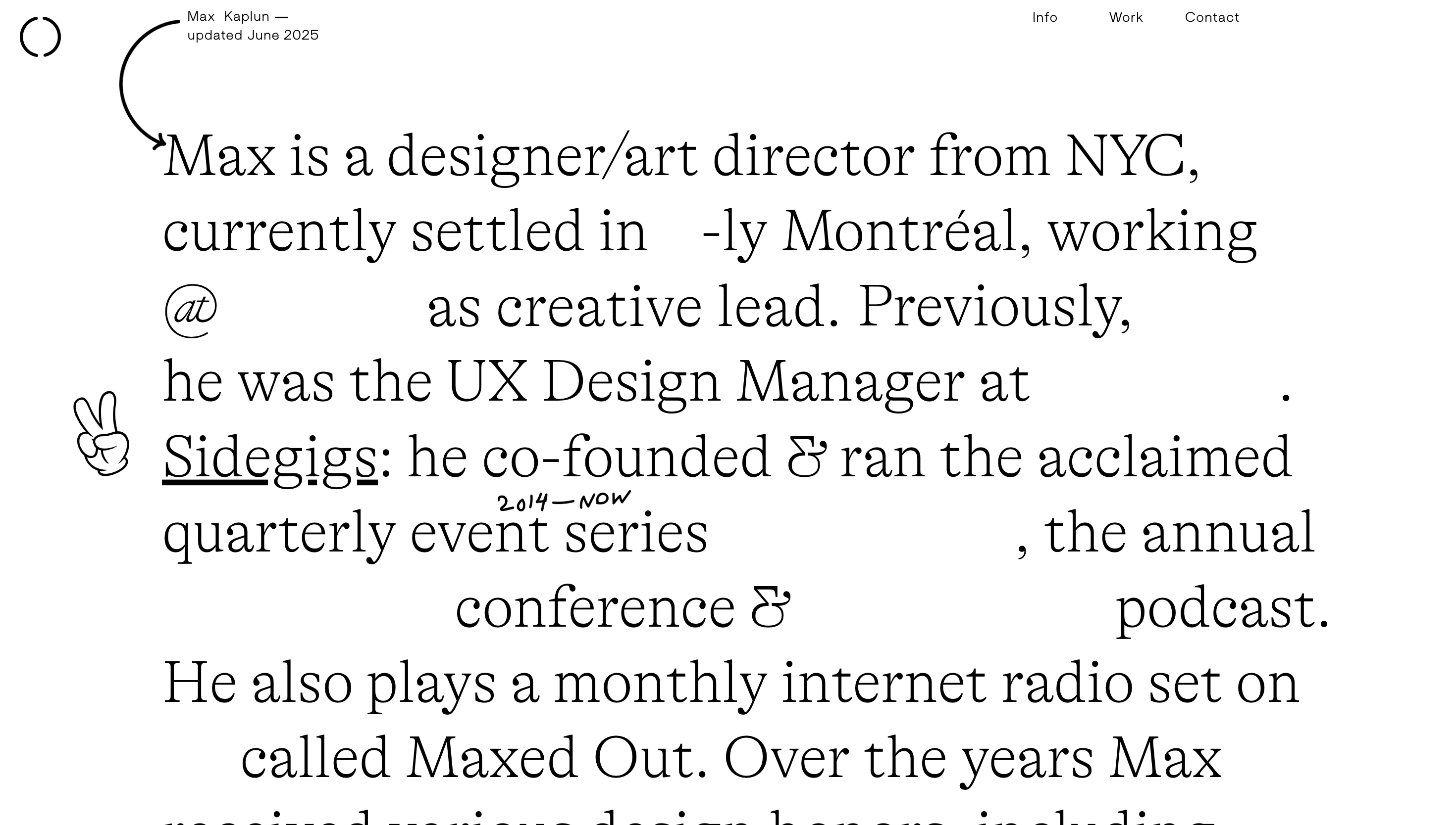 Max Kaplun — Designer, Tech website design