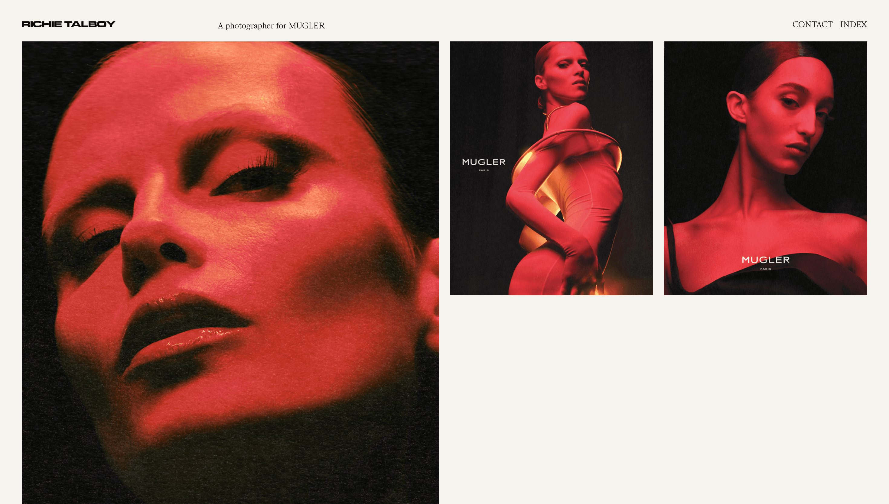Richie Talboy — Personal, Portfolio website design