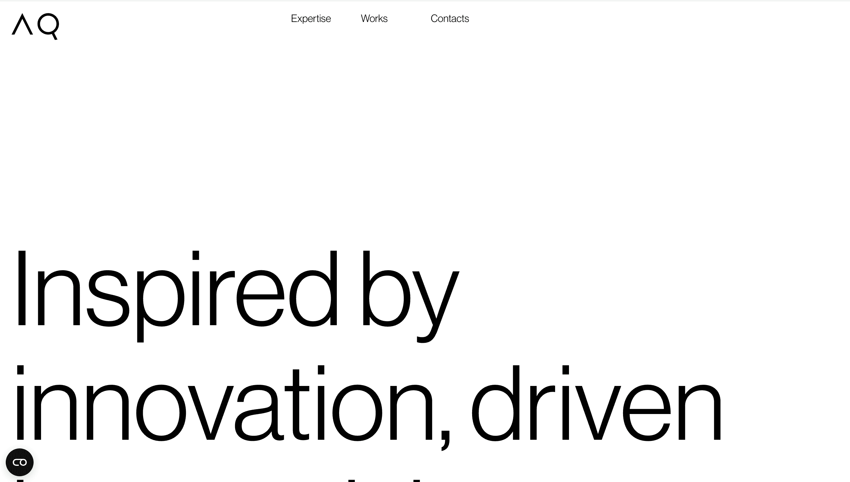 AQuest — Minimal, Clean website design