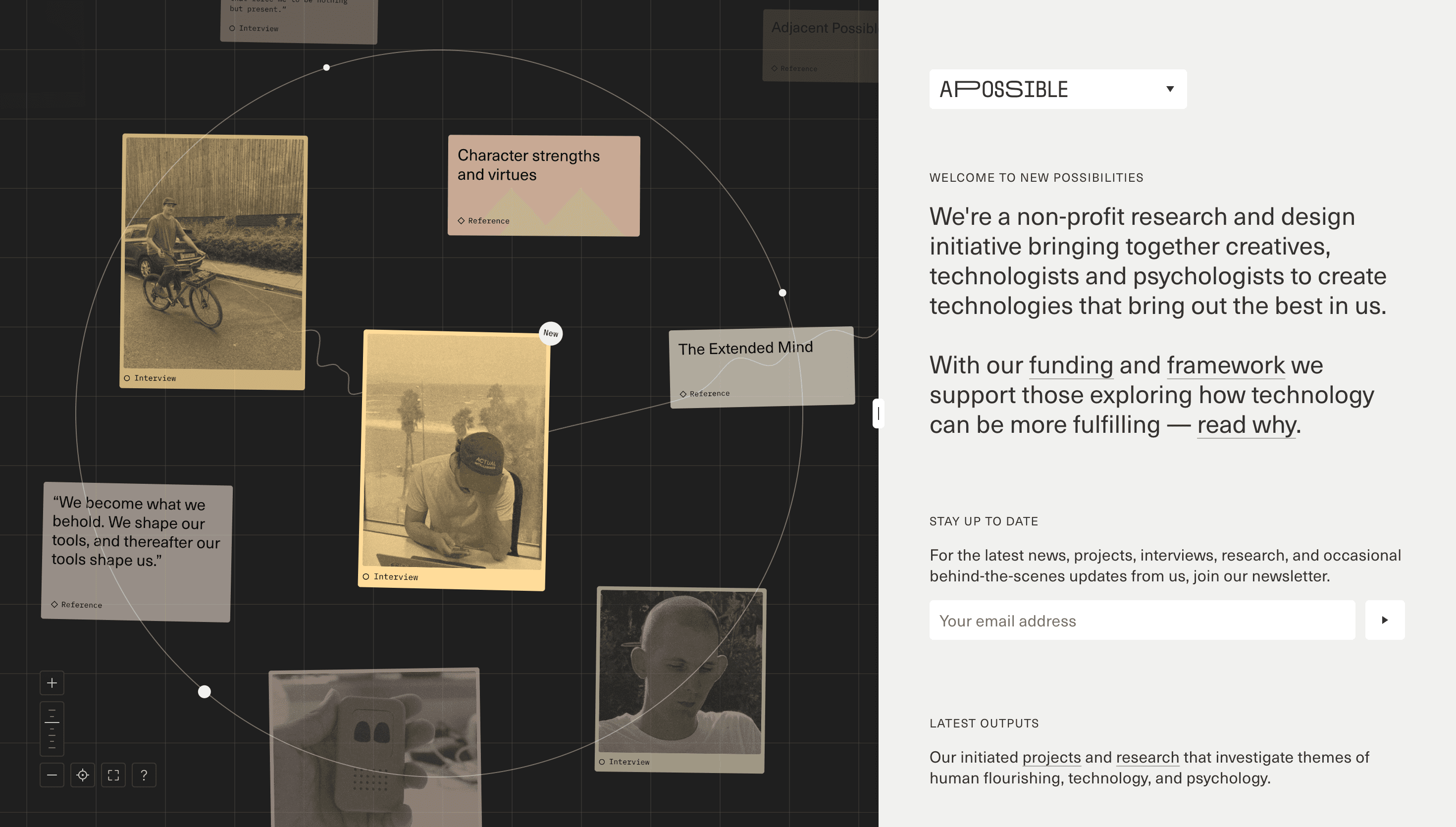 A Possible — Agency, Studio website design