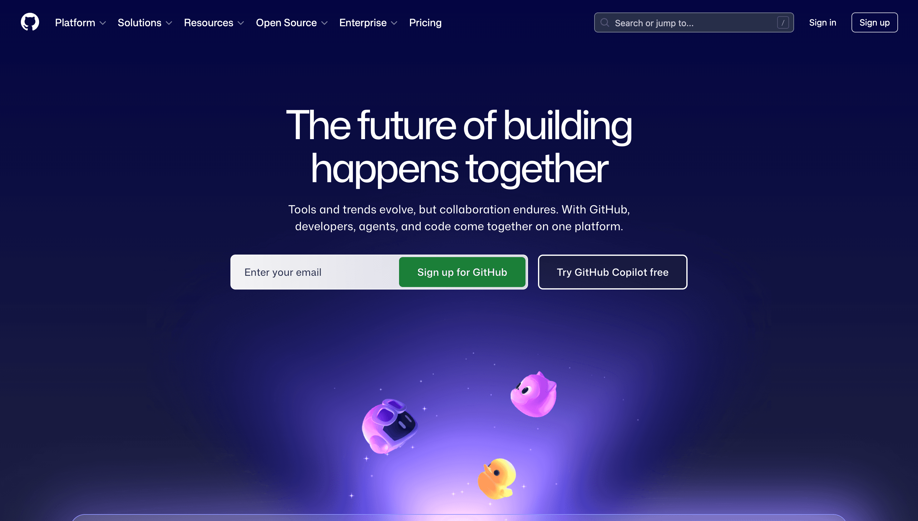 GitHub — Dev, Developer website design