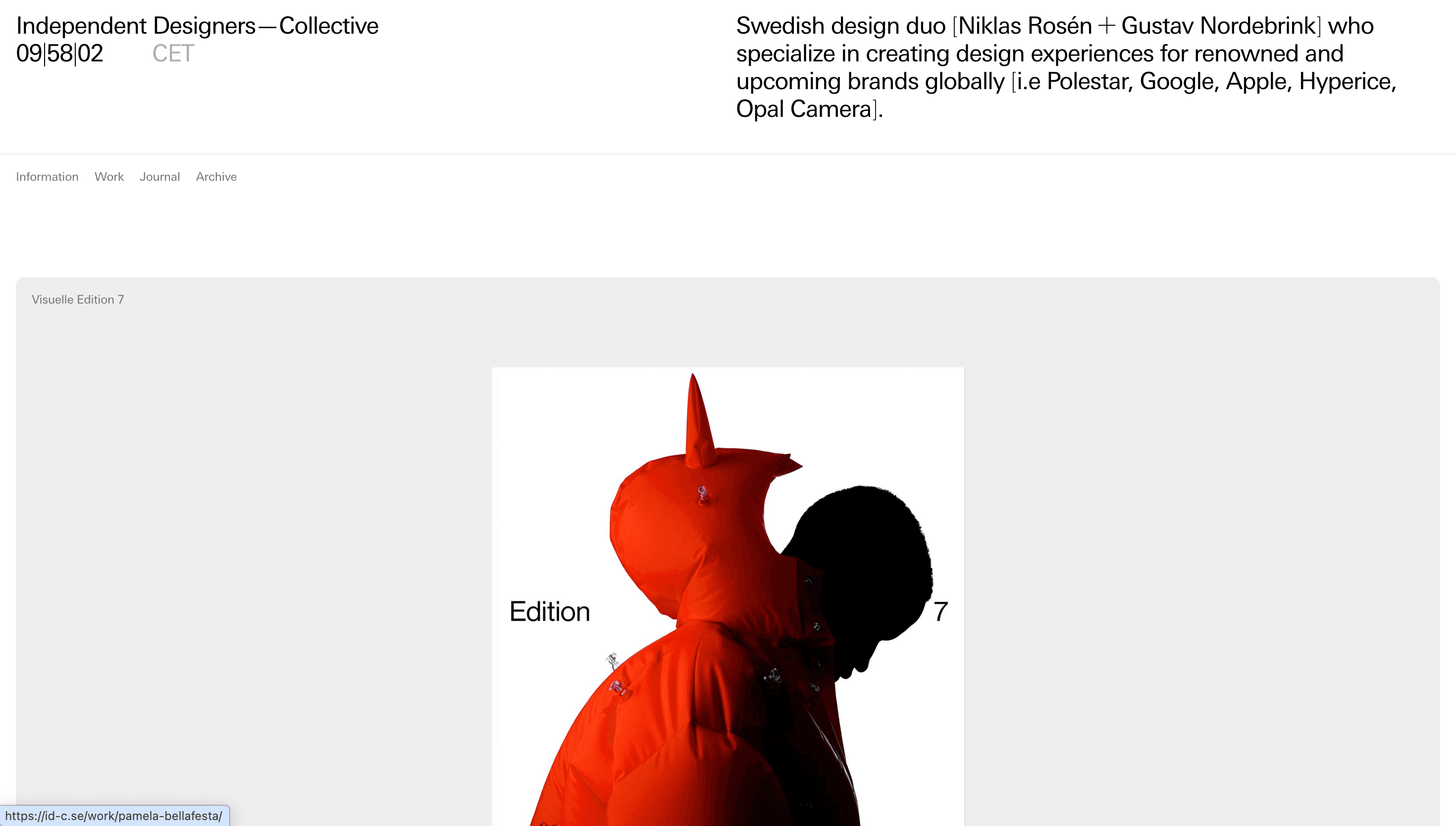 ID—C — Agency, Branding website design