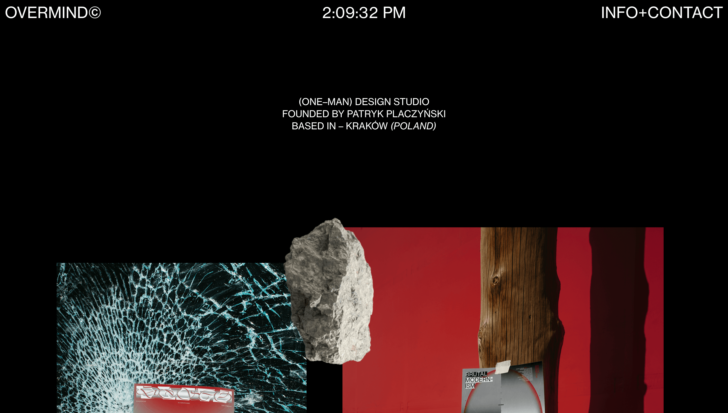 Overmind — Art, Designer website design