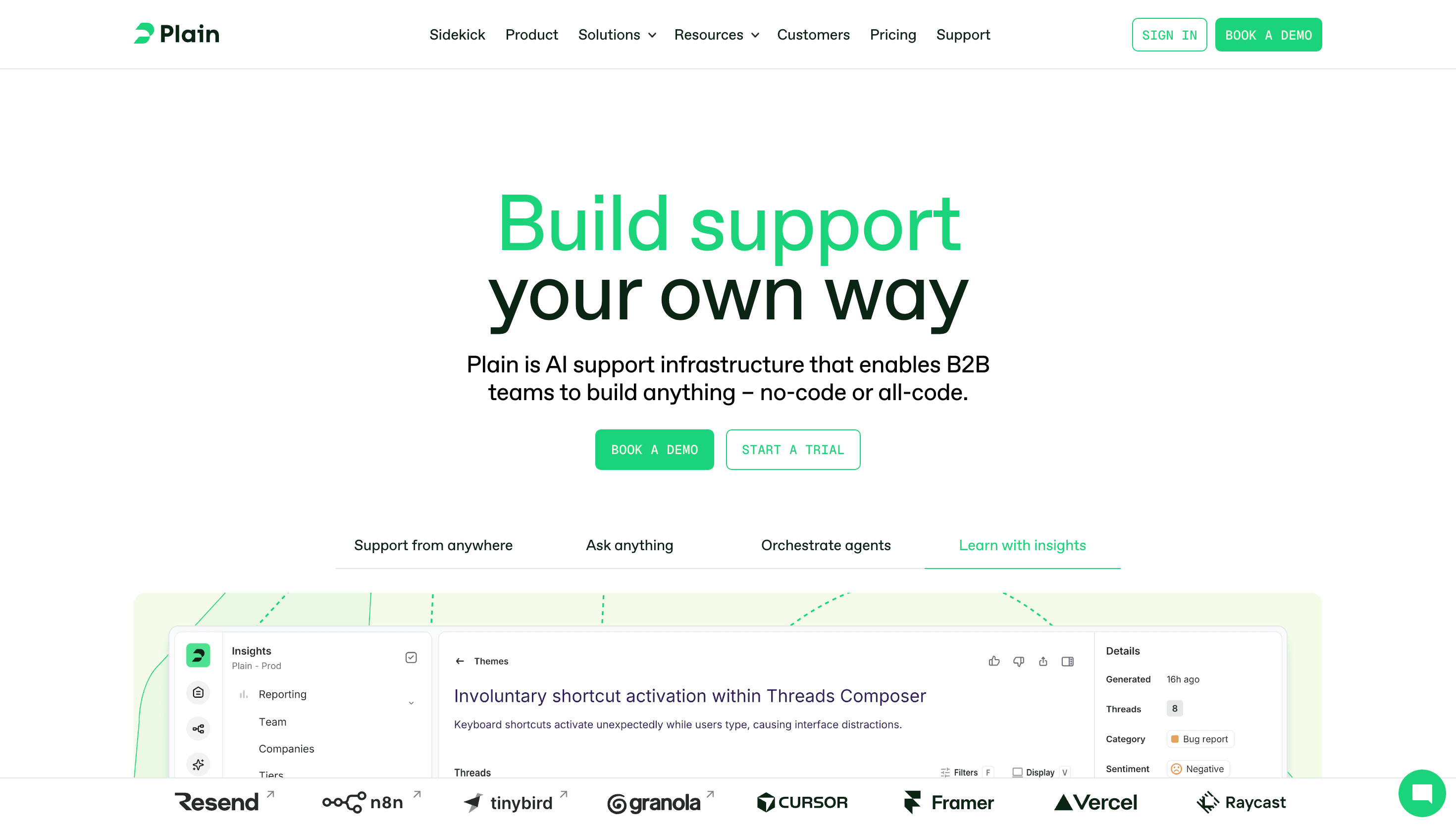 Plain — Tech, Workflow website design