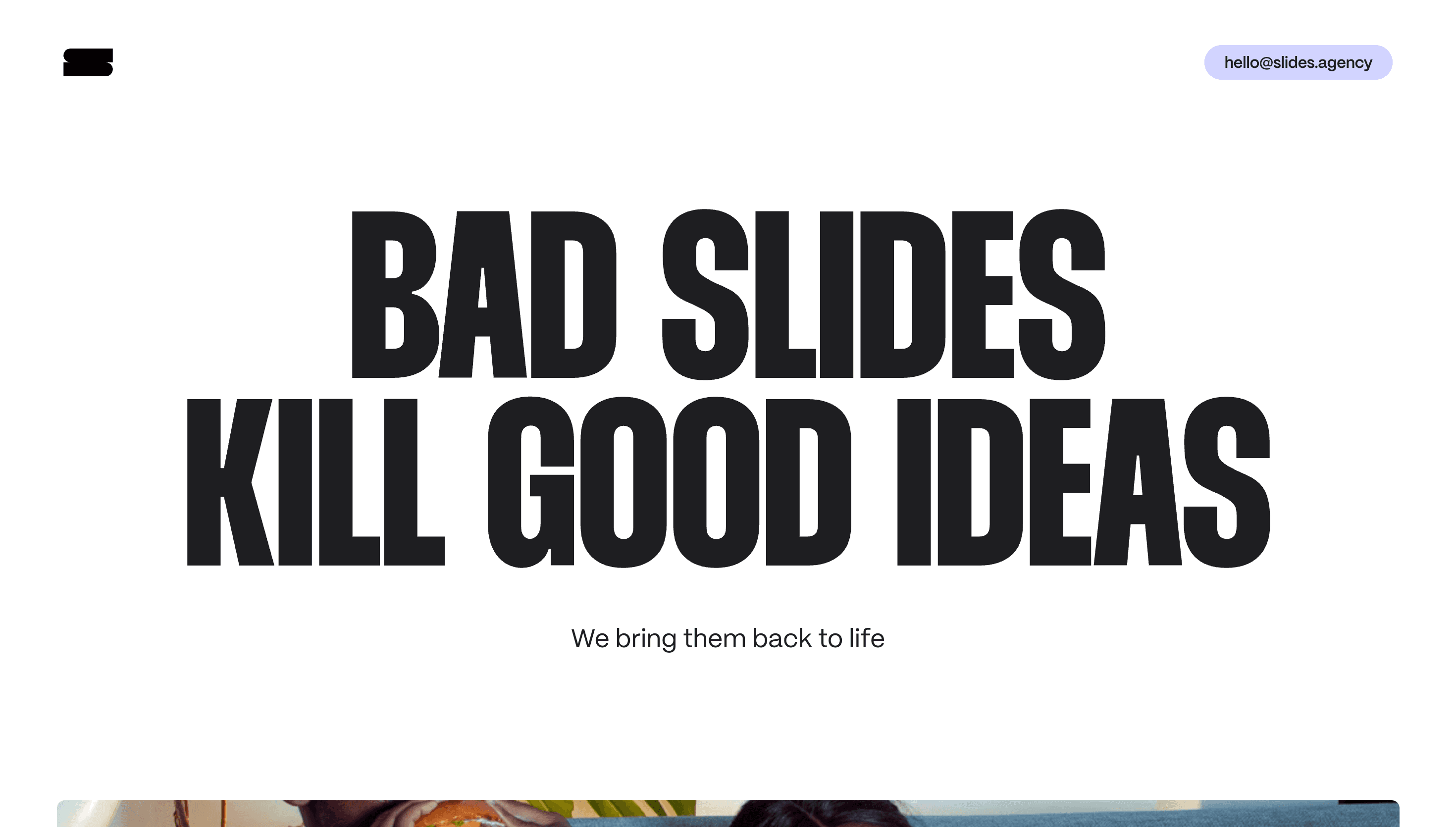Slides Agency — Agency, Storytelling website design