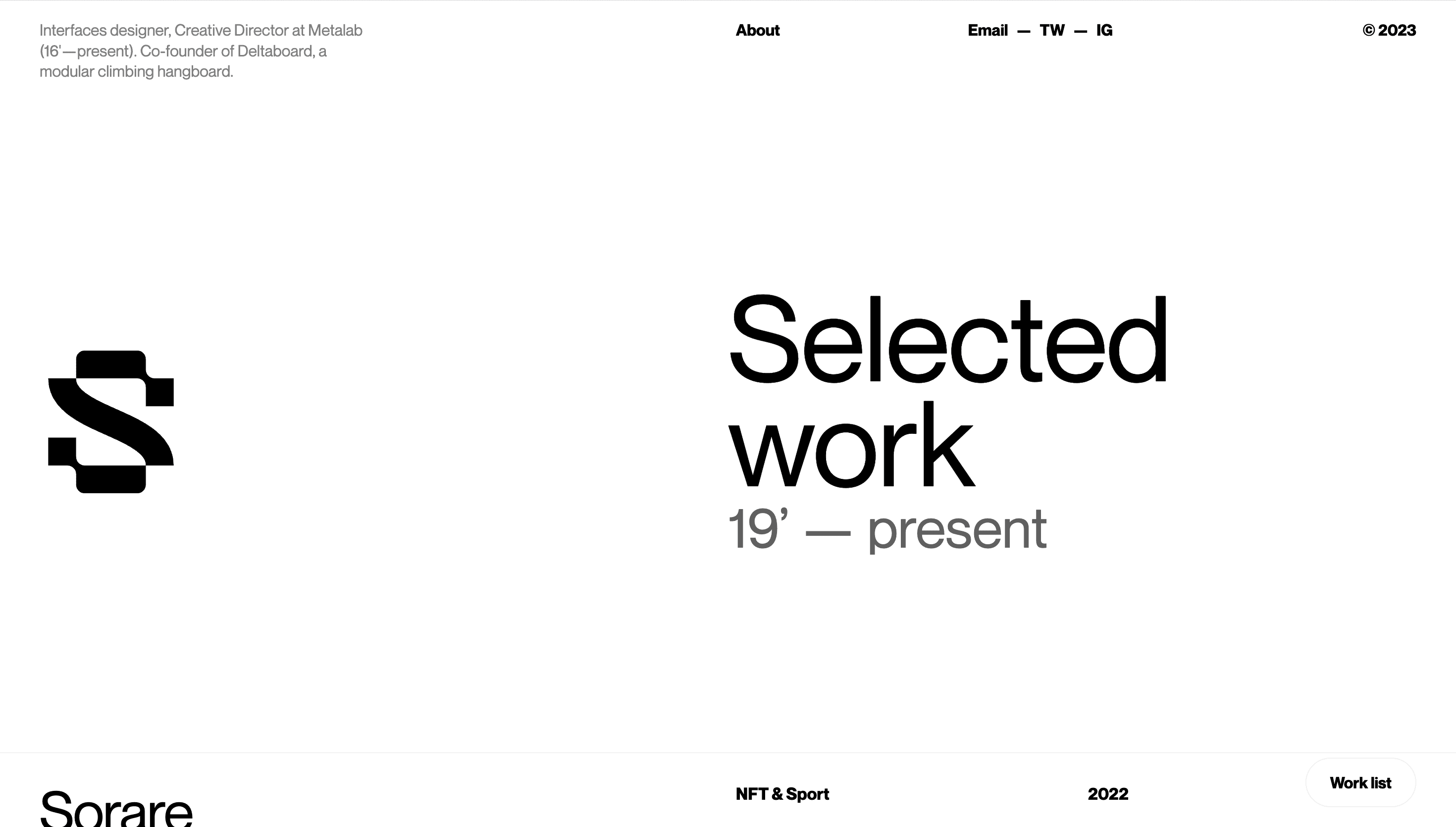 Samuel Medvedowsky — Designer, Graphic Designer website design