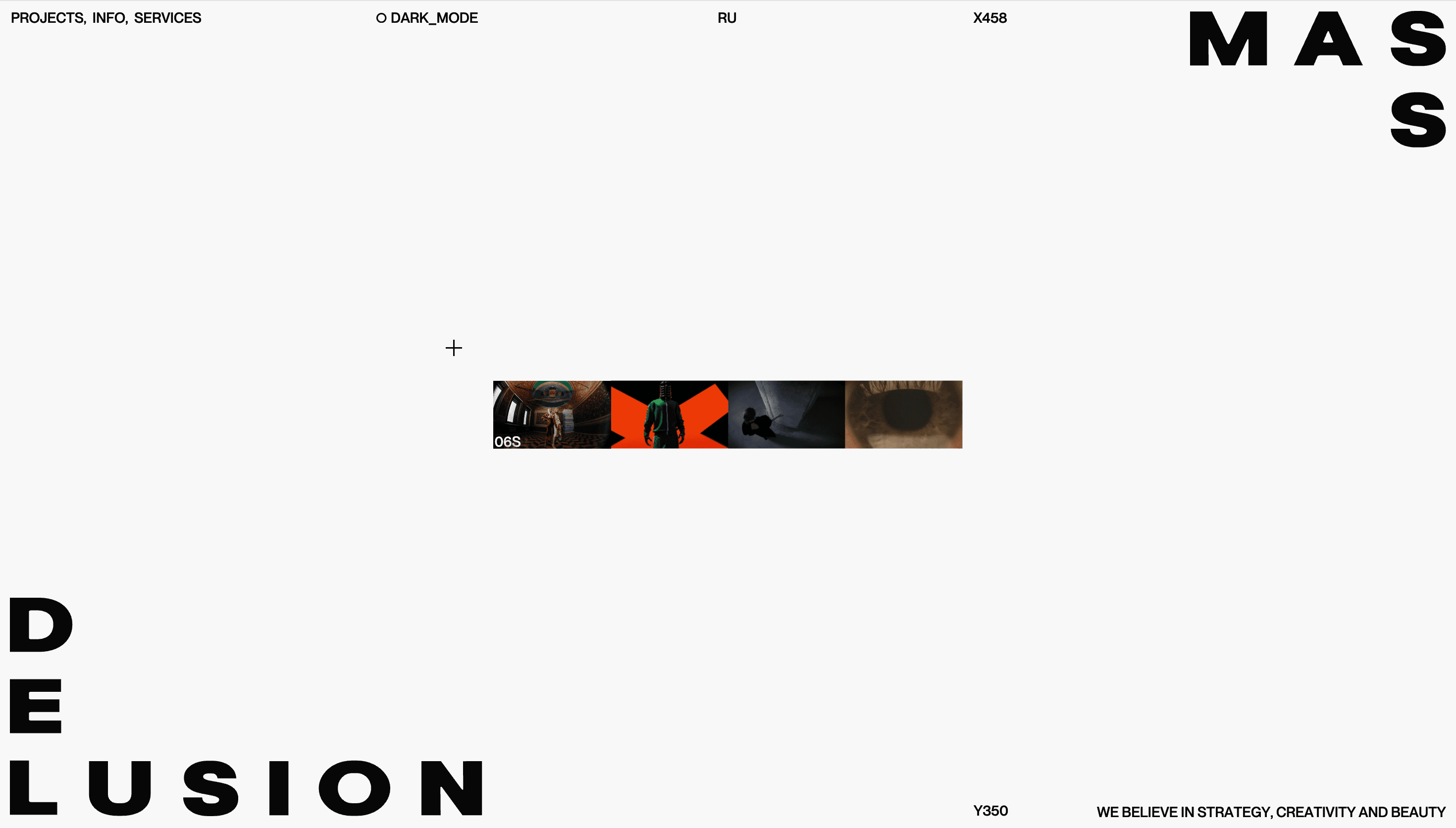 Mass Delusion — Agency, Branding website design