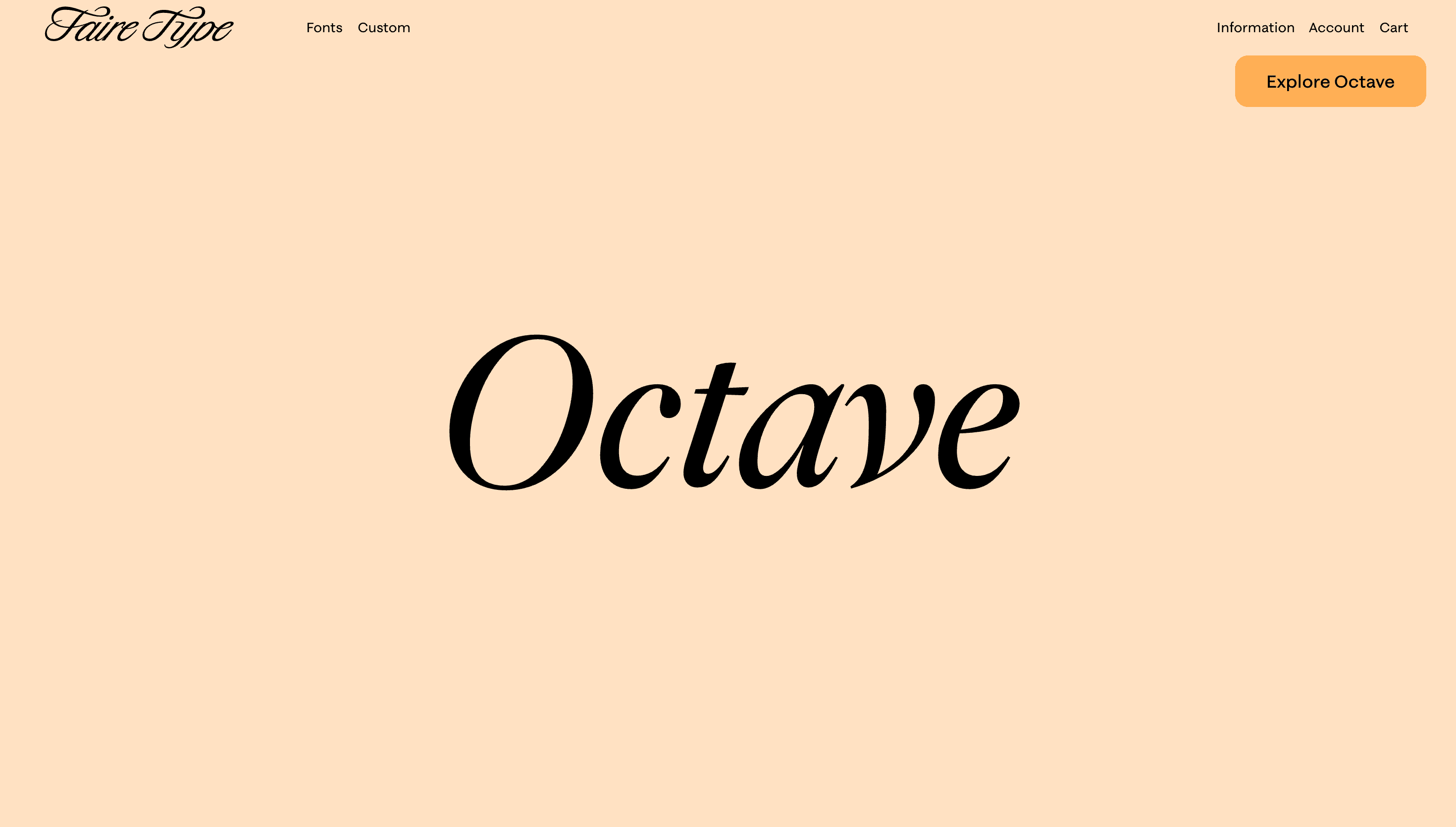 Faire Type — Fonts, Typography website design