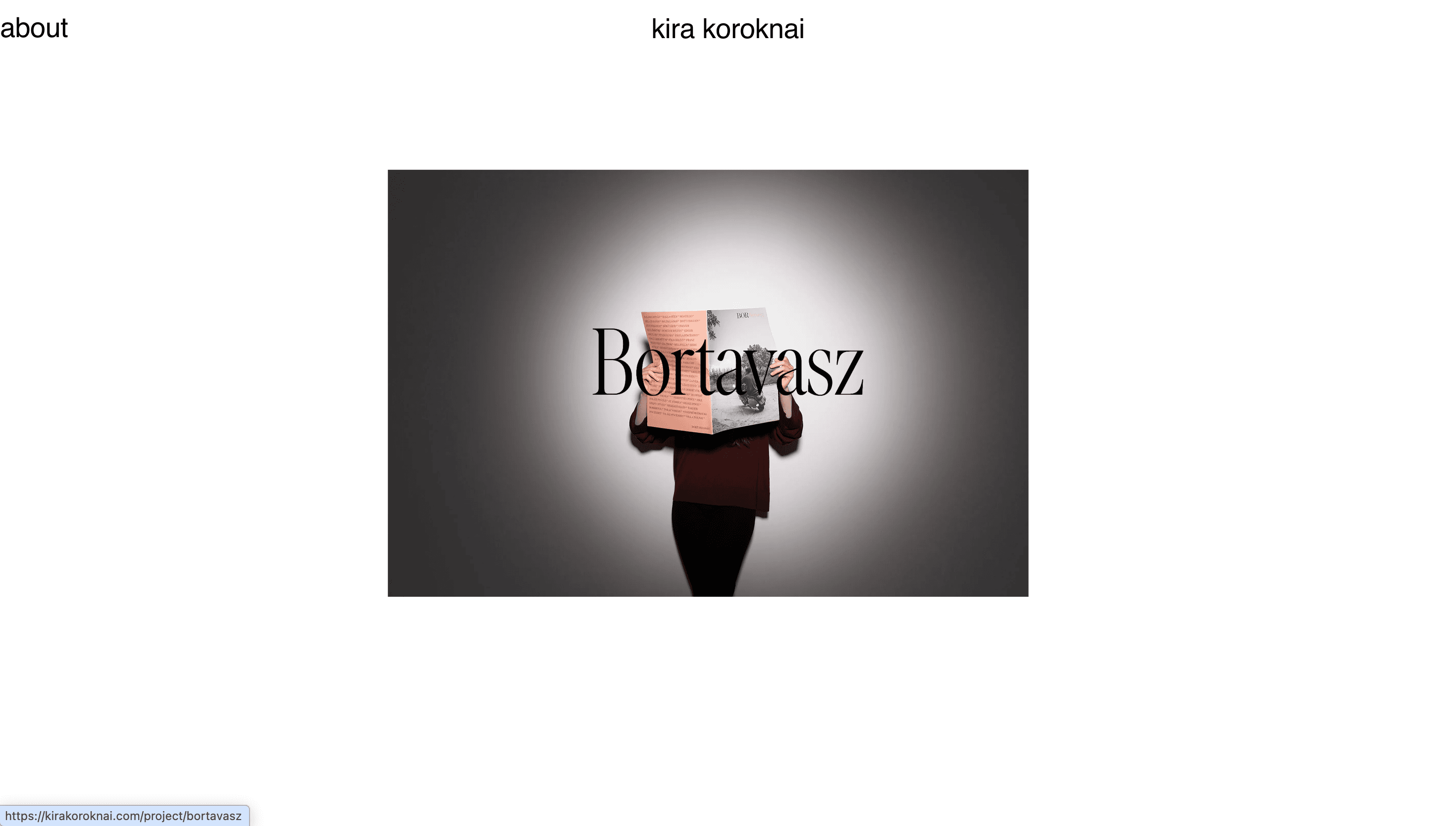 Kira Koroknai — Designer, Branding website design